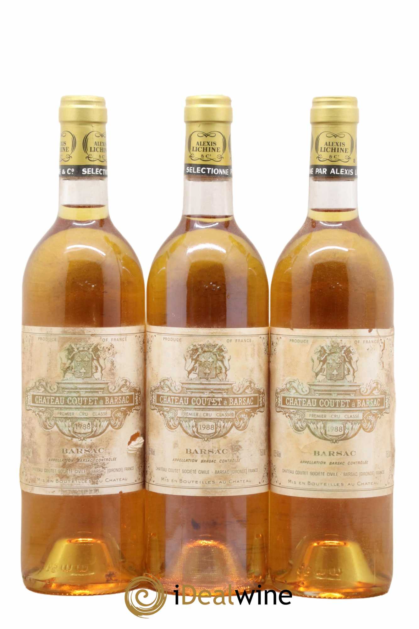 Château Coutet 1er Grand Cru Classé 1988 - Lotto di 12 bottiglie - 1