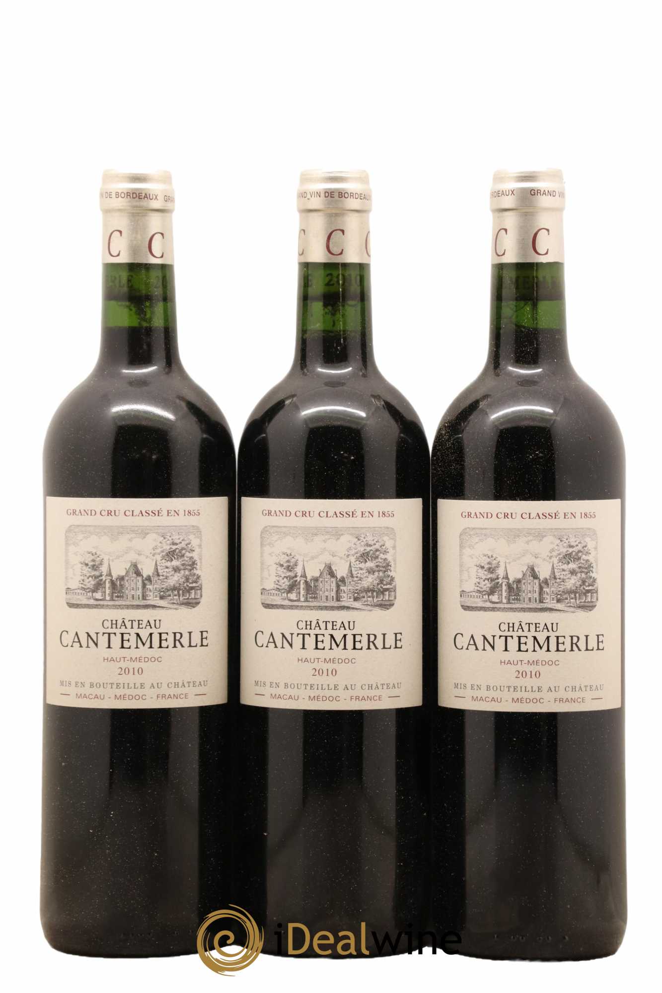 Château Cantemerle 5ème Grand Cru Classé 2010 - Lot de 12 bouteilles - 1