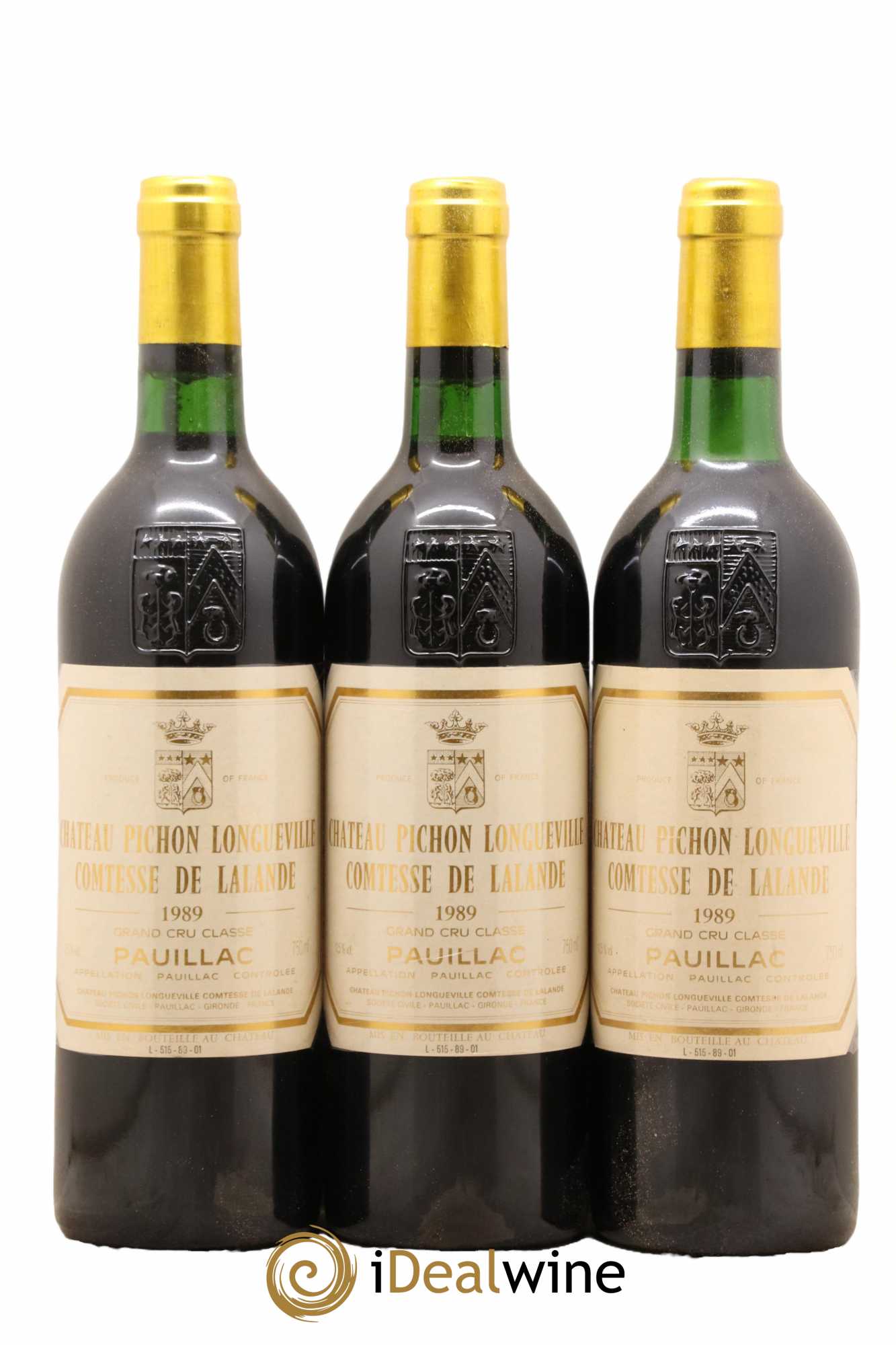 Château Pichon Longueville Comtesse de Lalande 2ème Grand Cru Classé 1989 - Lot de 12 bouteilles - 1