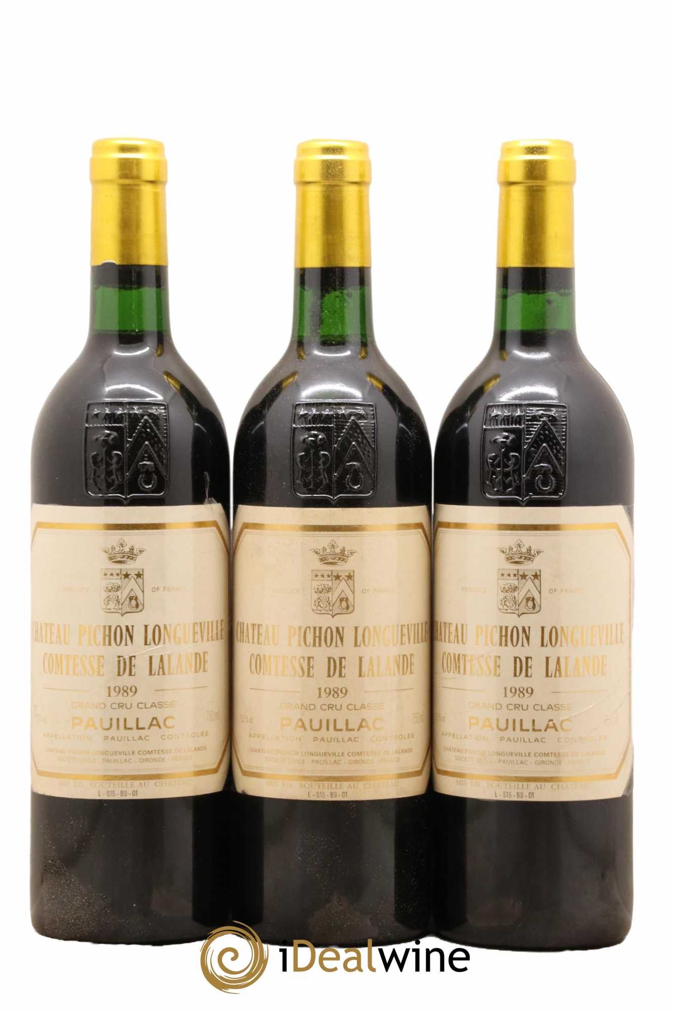 Château Pichon Longueville Comtesse de Lalande 2ème Grand Cru Classé 1989 - Lot de 12 bouteilles - 2