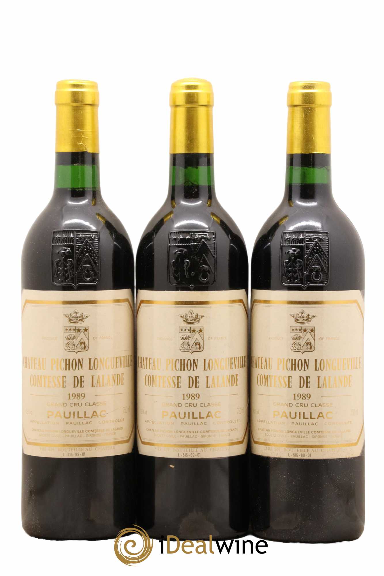 Château Pichon Longueville Comtesse de Lalande 2ème Grand Cru Classé 1989 - Lot de 12 bouteilles - 4