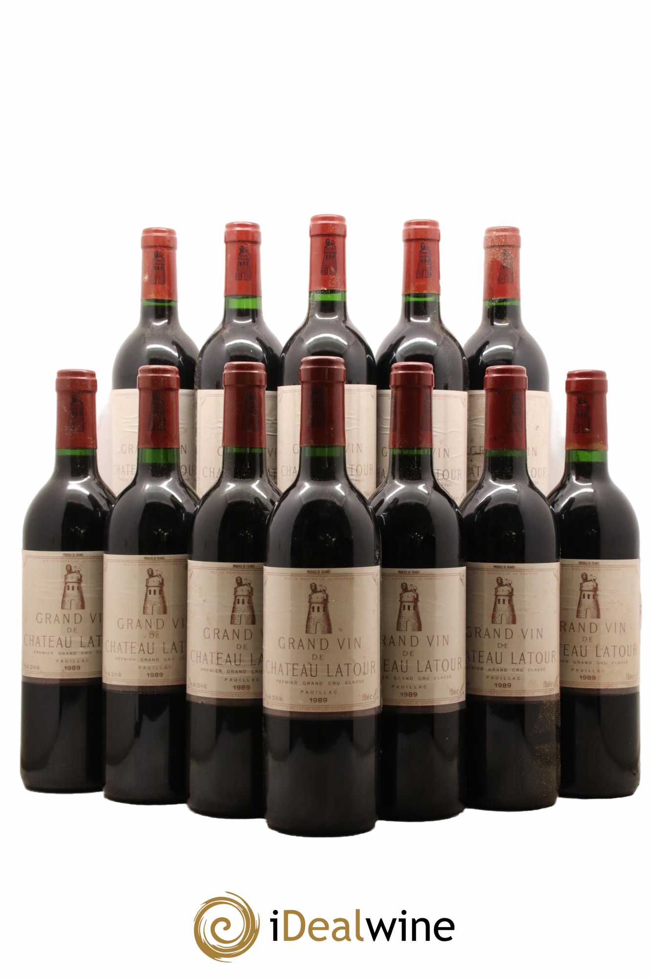 Château Latour 1er Grand Cru Classé 1989 - Lot de 12 bouteilles - 0