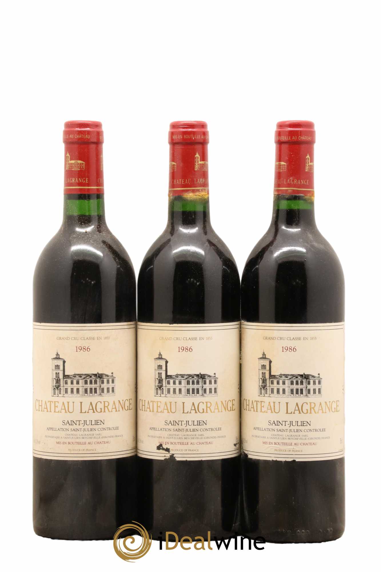 Château Lagrange 3ème Grand Cru Classé 1986 - Lot de 12 bouteilles - 1