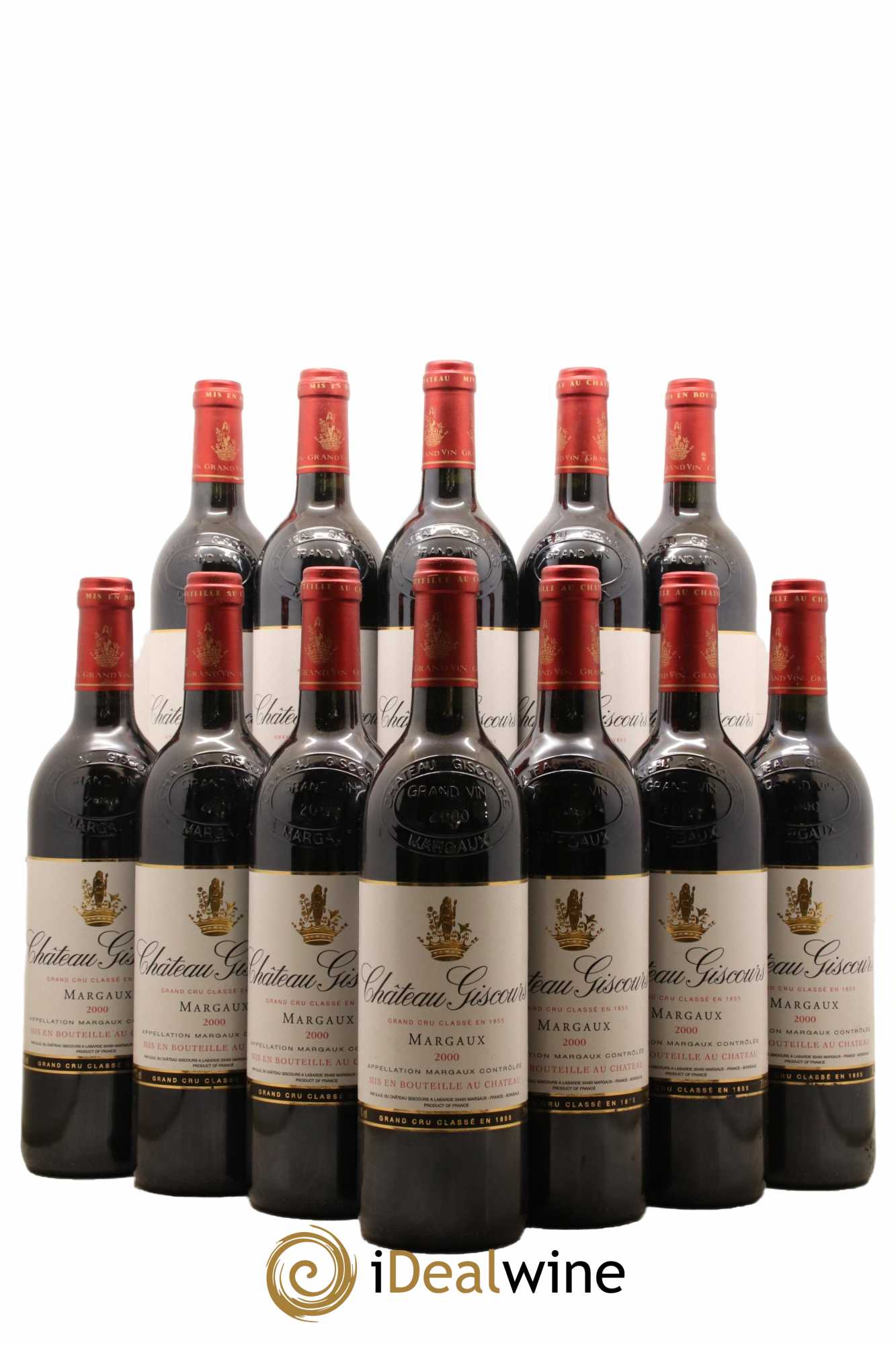 Château Giscours 3ème Grand Cru Classé 2000 - Lot de 12 bouteilles - 0