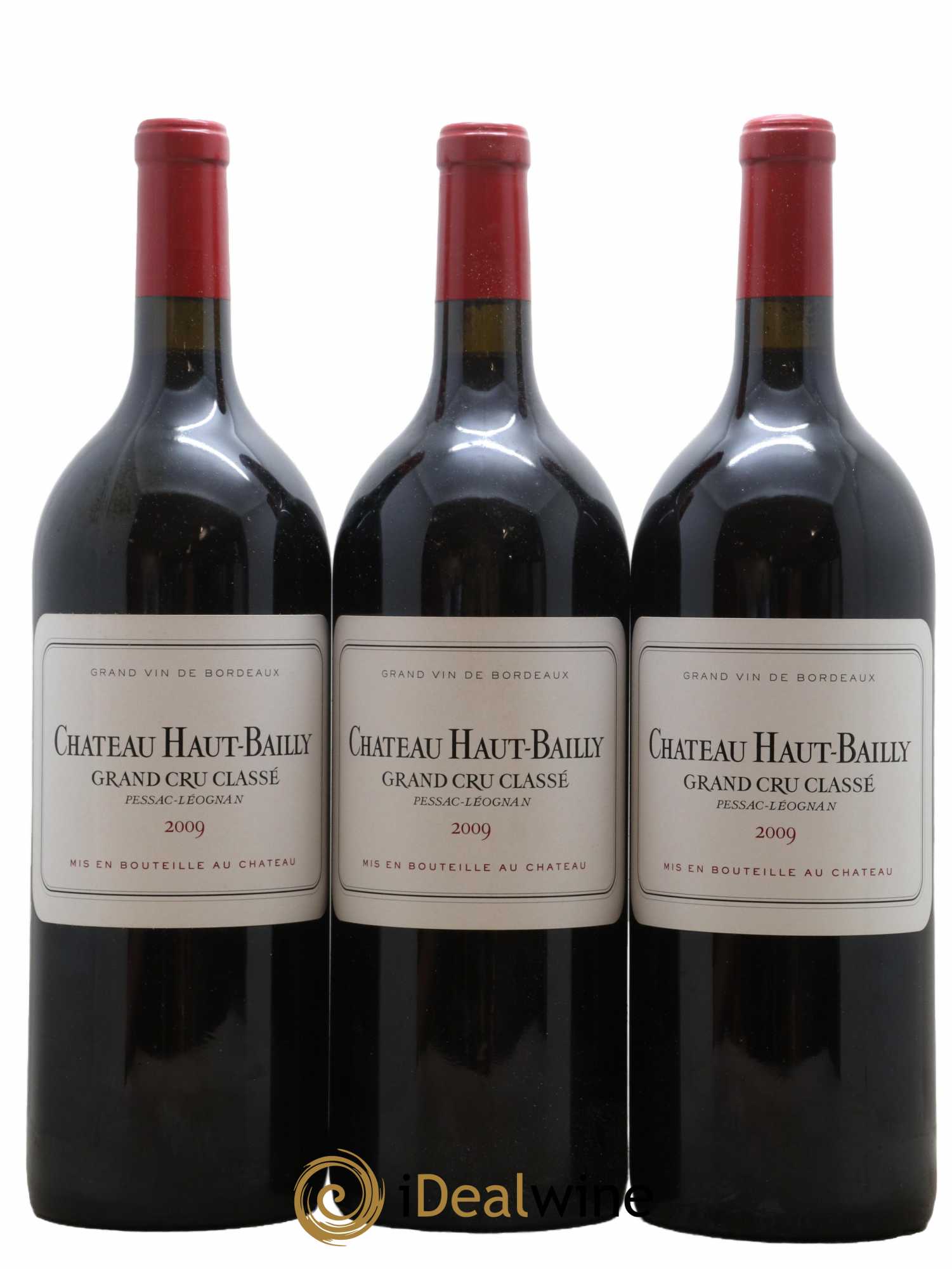 Château Haut-Bailly Cru Classé de Graves 2009 - Lot de 3 magnums - 0