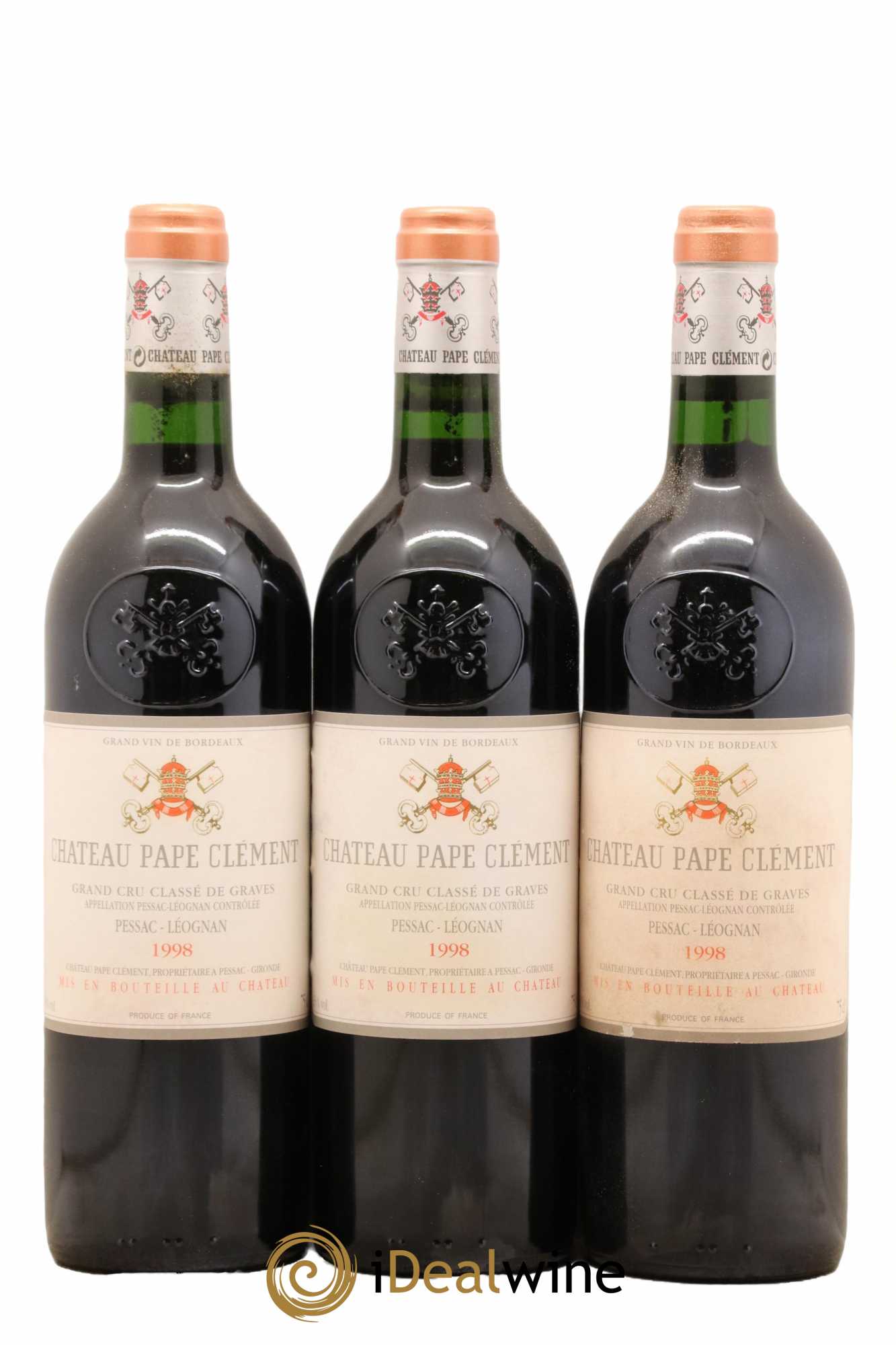 Château Pape Clément Cru Classé de Graves 1998 - Lot de 12 bouteilles - 2