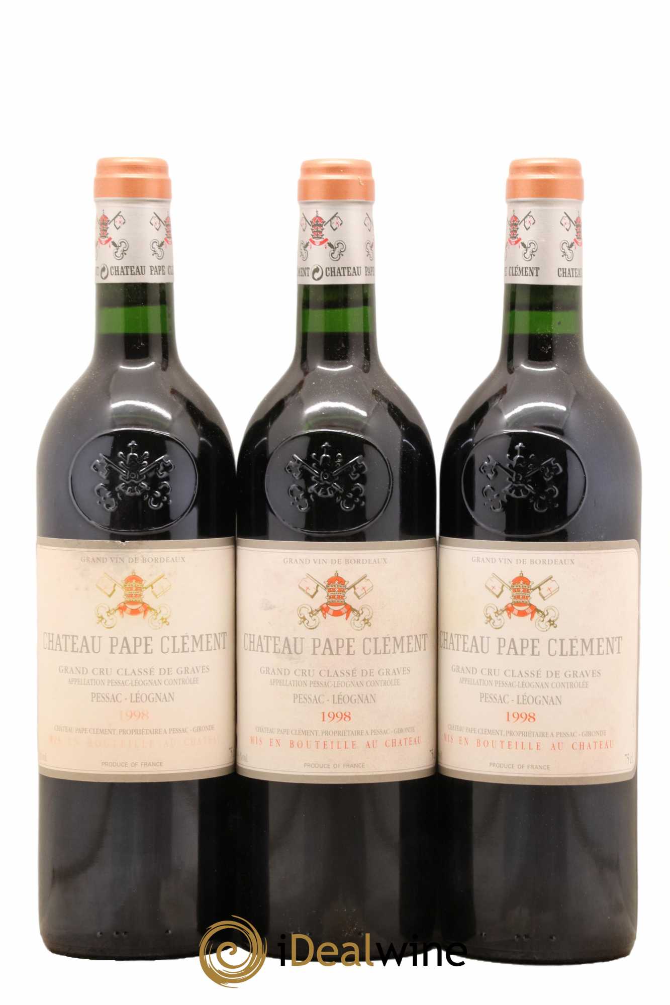Château Pape Clément Cru Classé de Graves 1998 - Lot de 12 bouteilles - 3