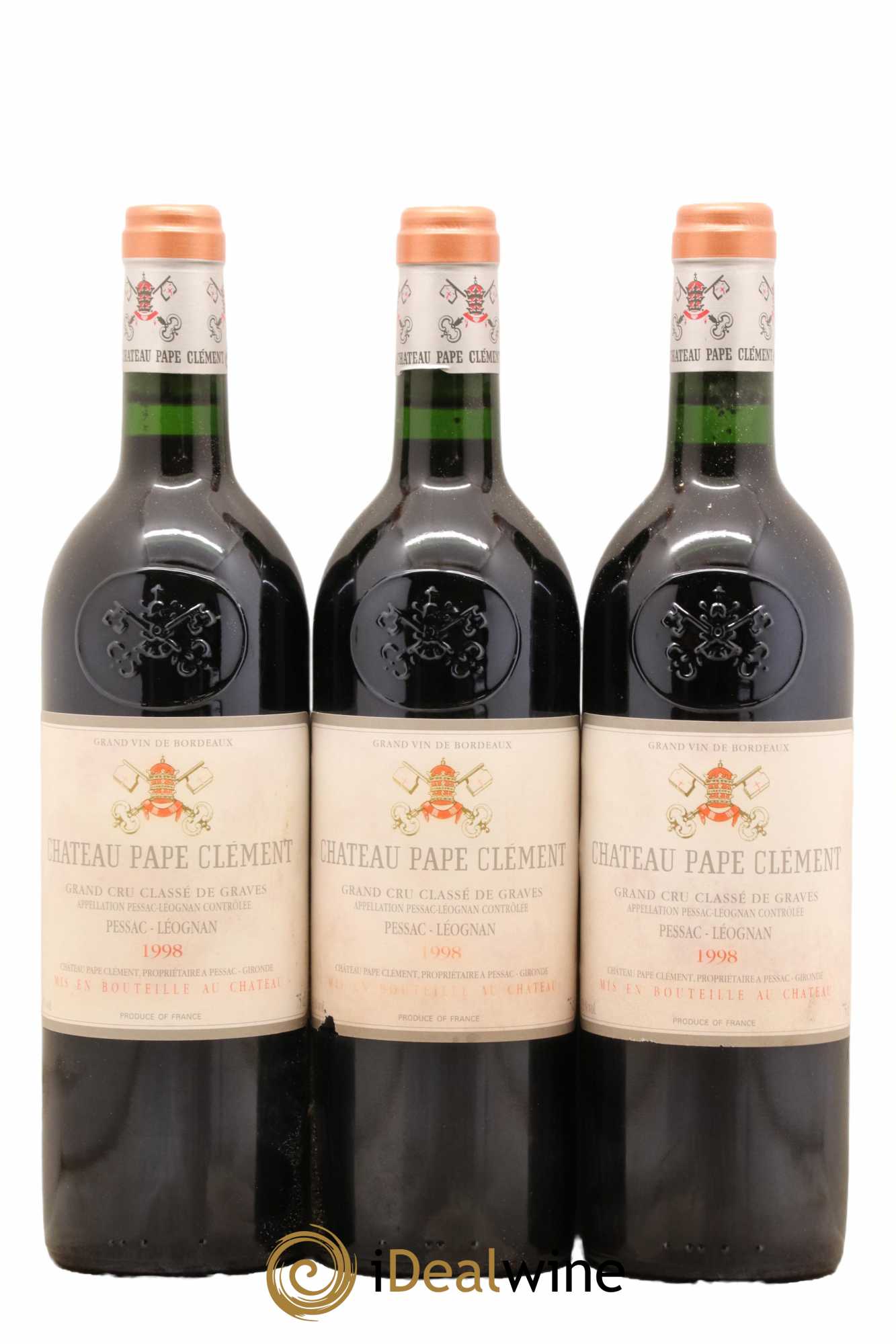 Château Pape Clément Cru Classé de Graves 1998 - Lot de 12 bouteilles - 4