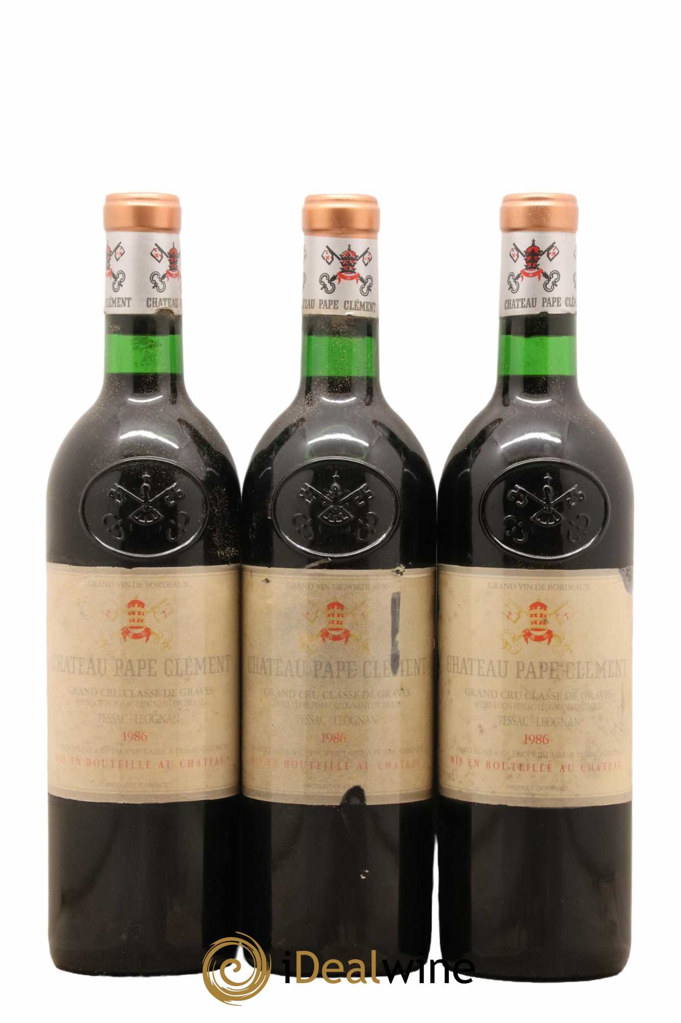 Château Pape Clément Cru Classé de Graves 1986 - Lot of 12 bottles - 1