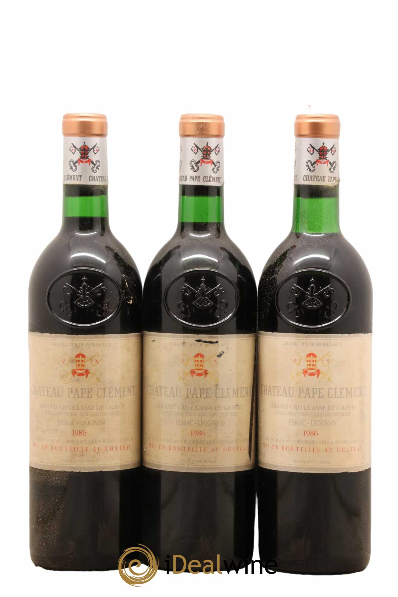 Château Pape Clément Cru Classé de Graves 1986 - Lot of 12 bottles - 3