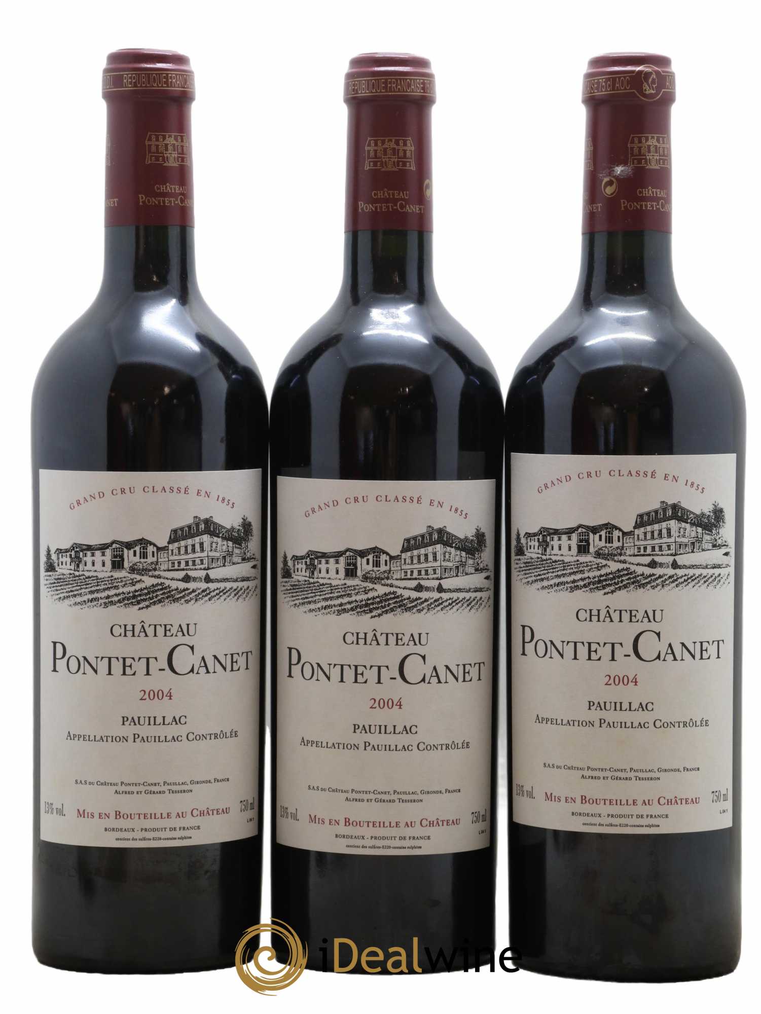 Château Pontet Canet 5ème Grand Cru Classé 2004 - Lot de 12 bouteilles - 4