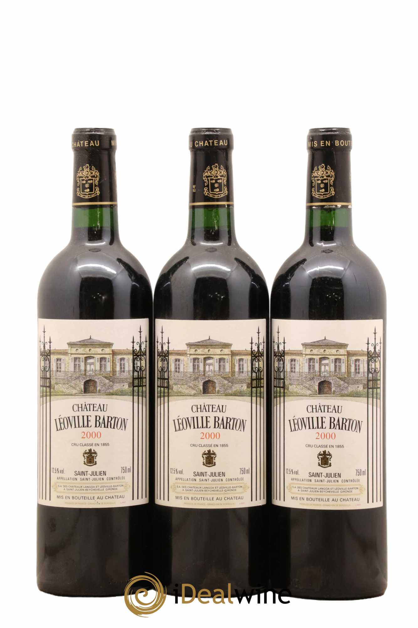 Château Léoville Barton 2ème Grand Cru Classé  2000 - Lot of 12 bottles - 1