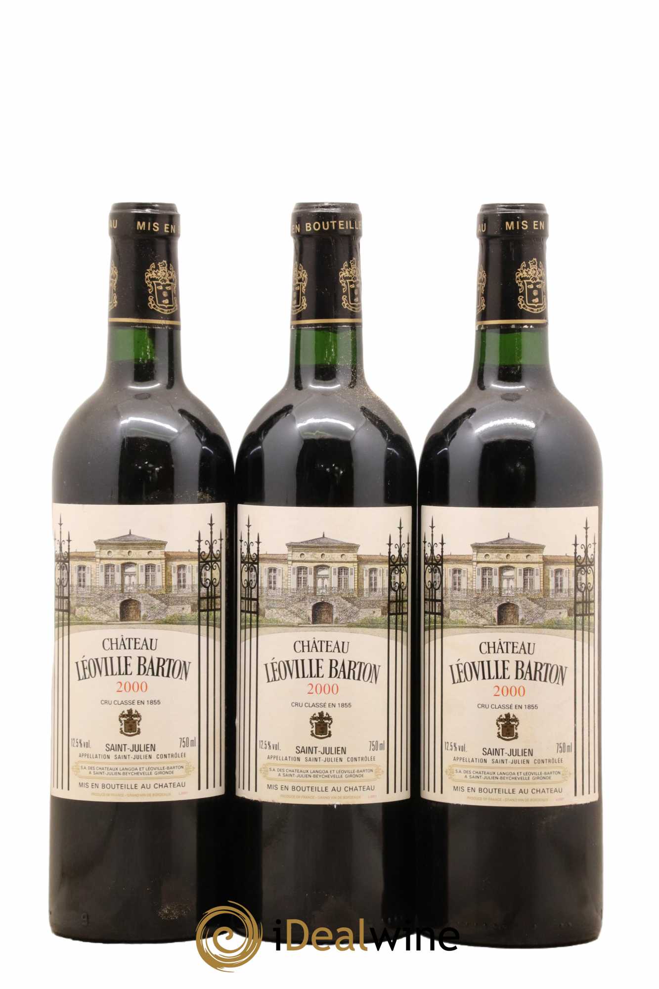 Château Léoville Barton 2ème Grand Cru Classé  2000 - Lot of 12 bottles - 3