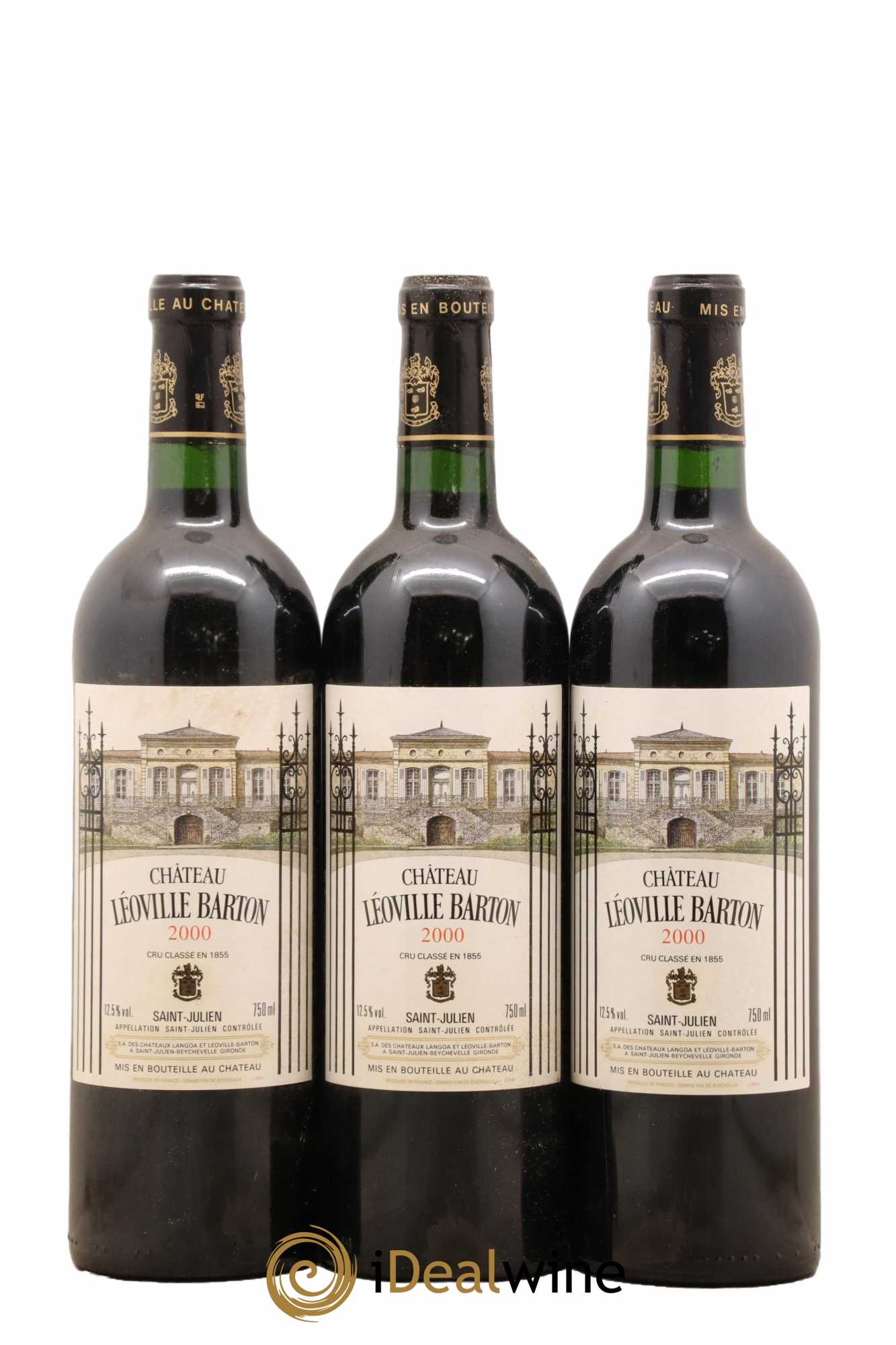 Château Léoville Barton 2ème Grand Cru Classé  2000 - Lot of 12 bottles - 4