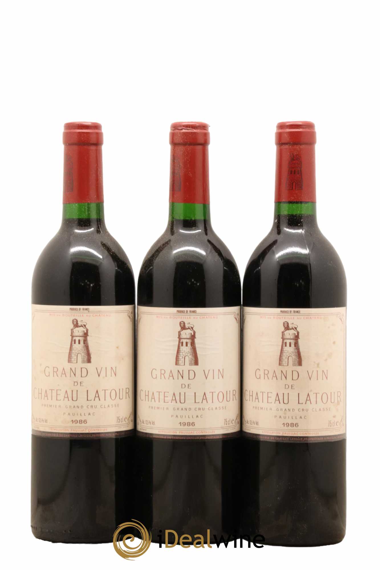 Château Latour 1er Grand Cru Classé 1986 - Lot de 12 bouteilles - 1