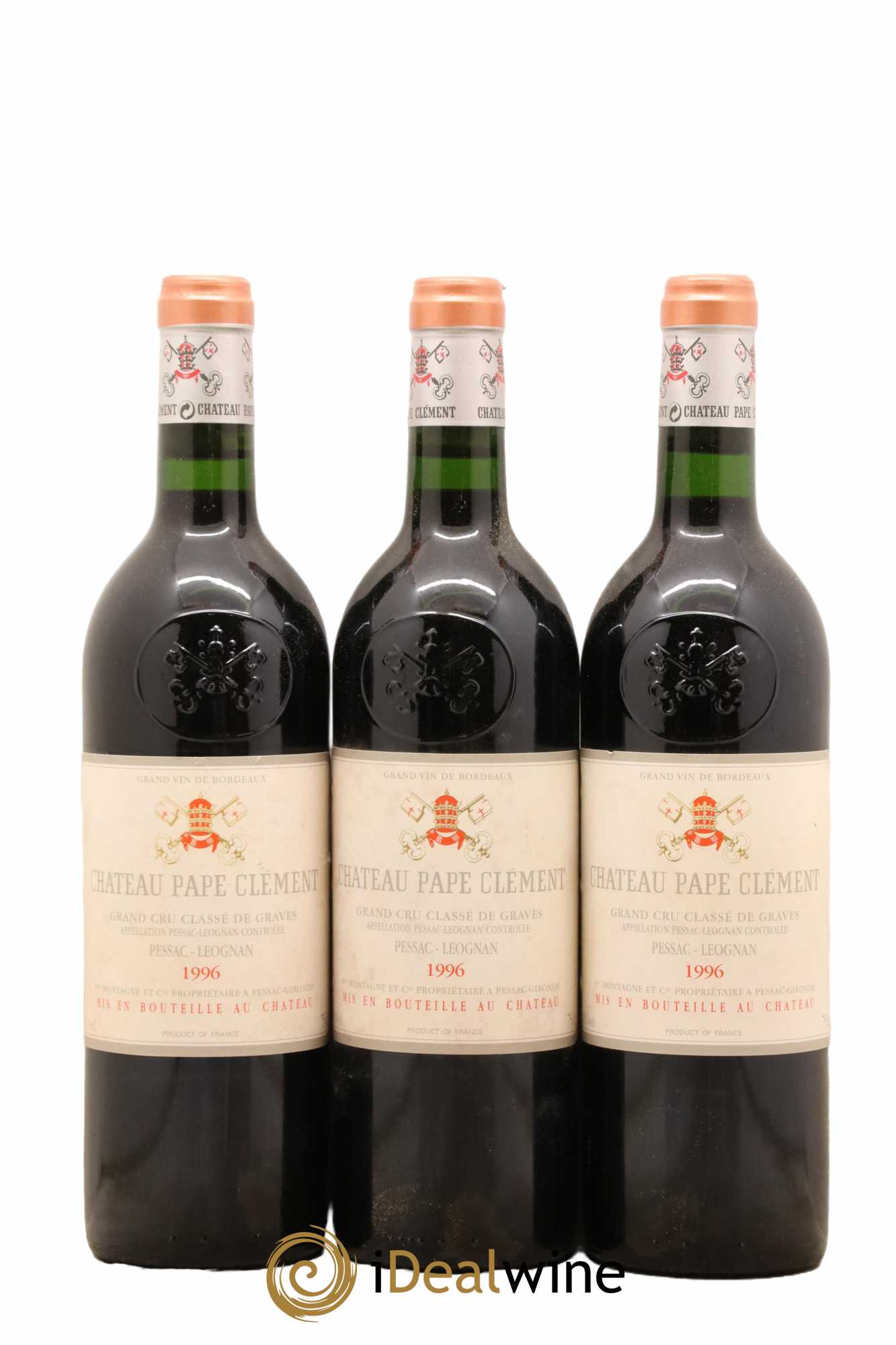 Château Pape Clément Cru Classé de Graves 1996 - Lot of 12 bottles - 1