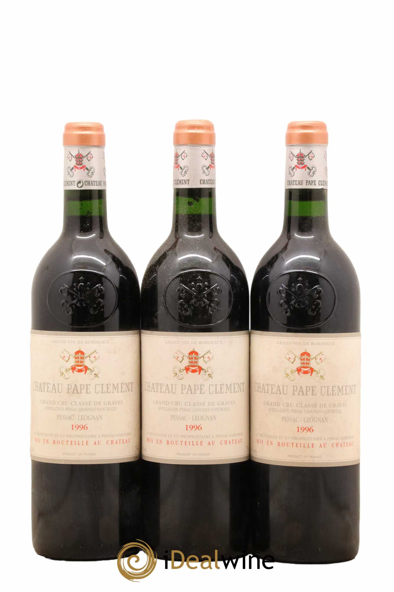 Château Pape Clément Cru Classé de Graves 1996 - Lot of 12 bottles - 2
