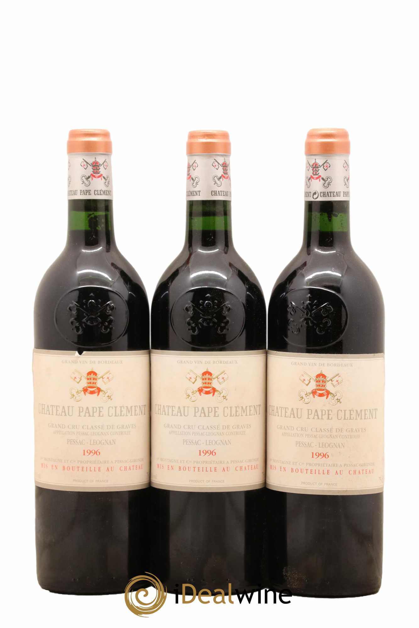 Château Pape Clément Cru Classé de Graves 1996 - Lot of 12 bottles - 3