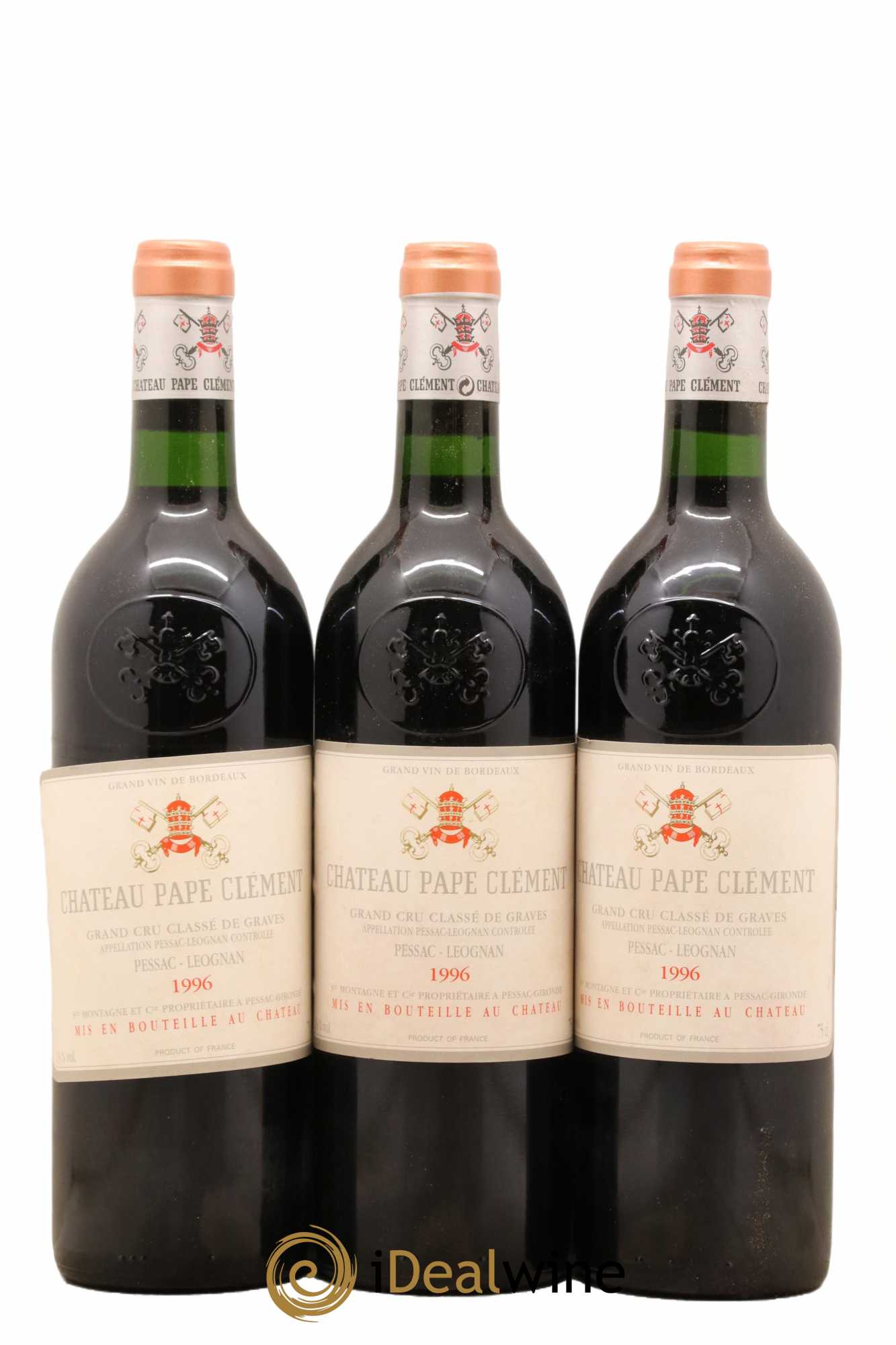 Château Pape Clément Cru Classé de Graves 1996 - Lot of 12 bottles - 4
