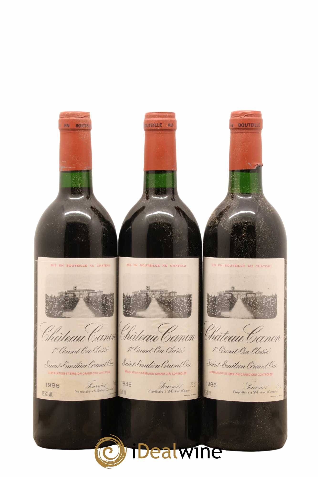 Château Canon 1er Grand Cru Classé B 1986 - Lot of 12 bottles - 1