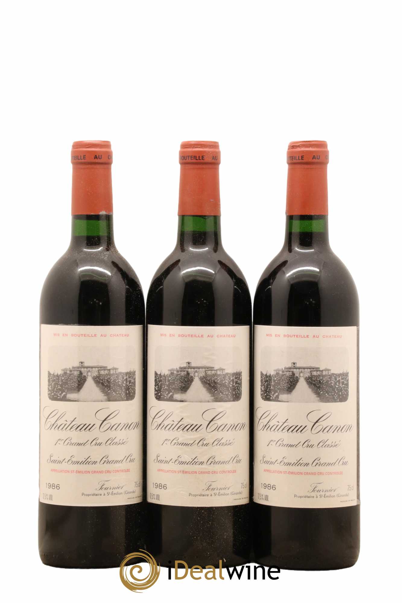 Château Canon 1er Grand Cru Classé B 1986 - Lot of 12 bottles - 2