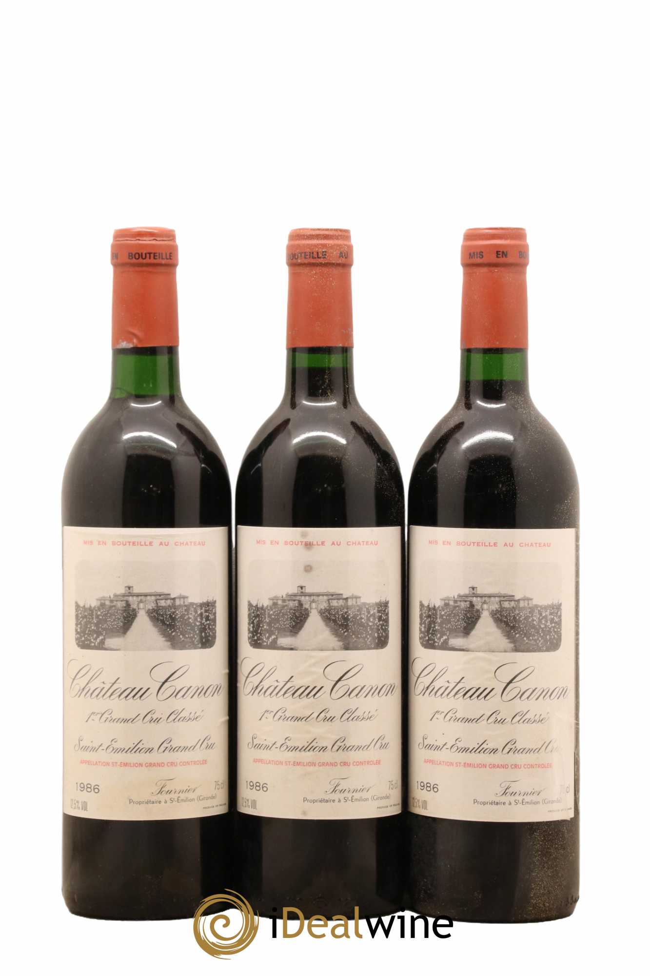 Château Canon 1er Grand Cru Classé B 1986 - Lot of 12 bottles - 3