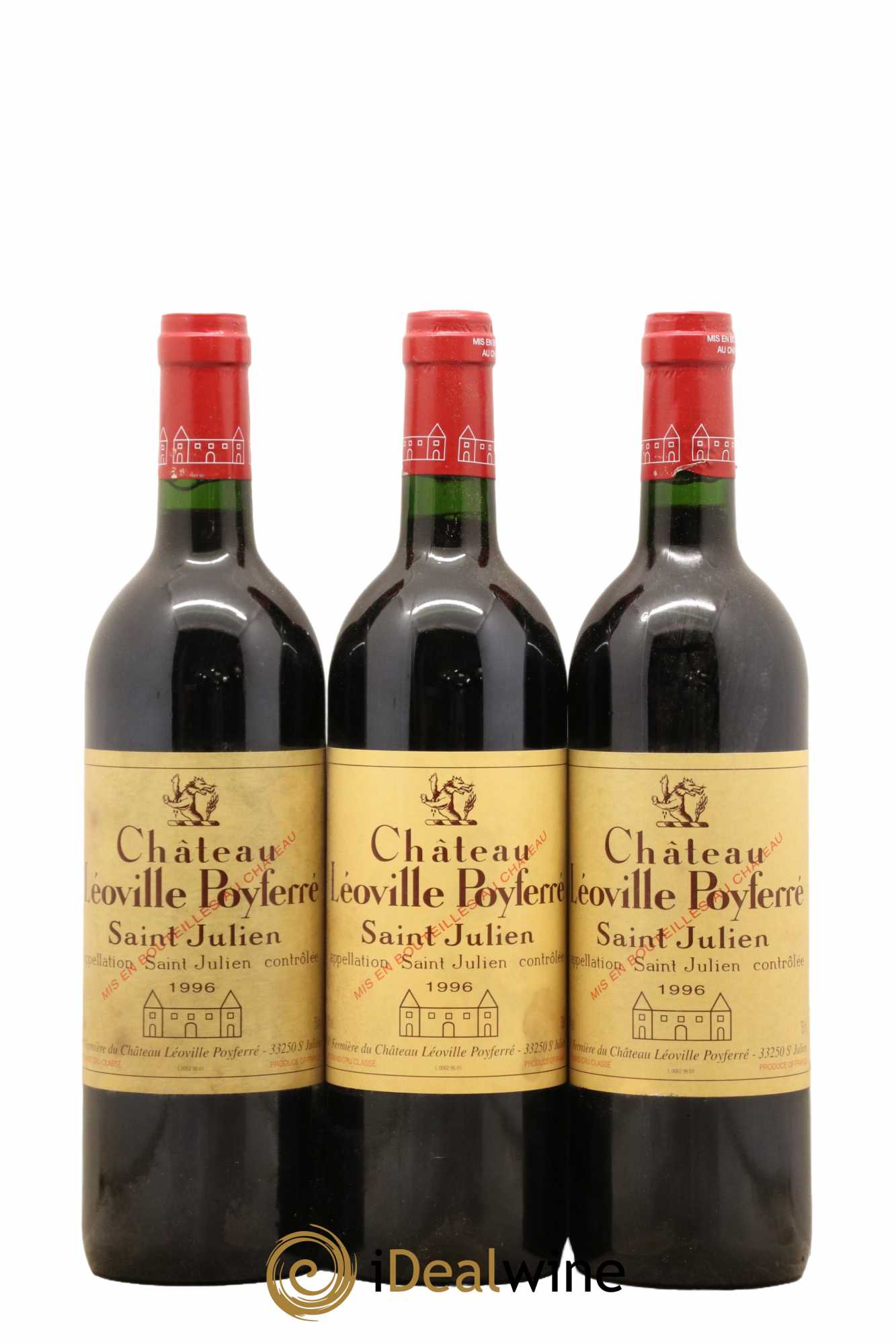 Château Léoville Poyferré 2ème Grand Cru Classé 1996 - Lot de 12 bouteilles - 3
