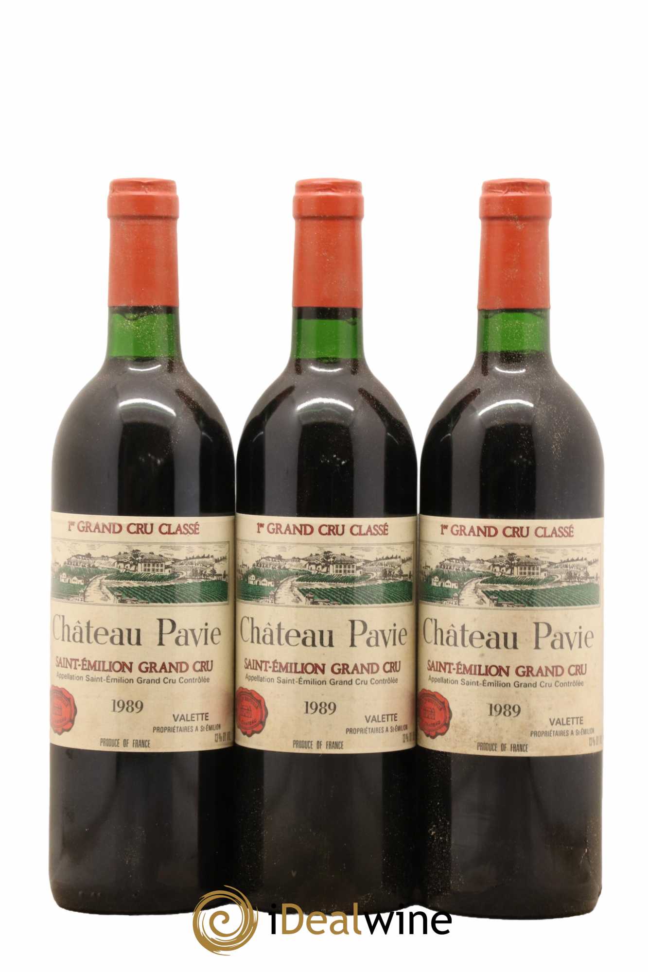 Château Pavie 1er Grand Cru Classé A 1989 - Lot de 12 bouteilles - 1