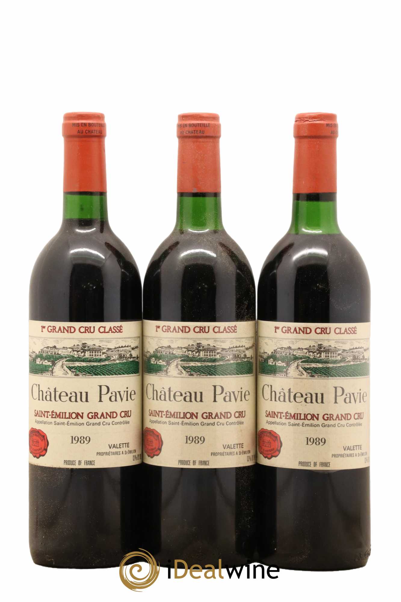 Château Pavie 1er Grand Cru Classé A 1989 - Lot de 12 bouteilles - 2
