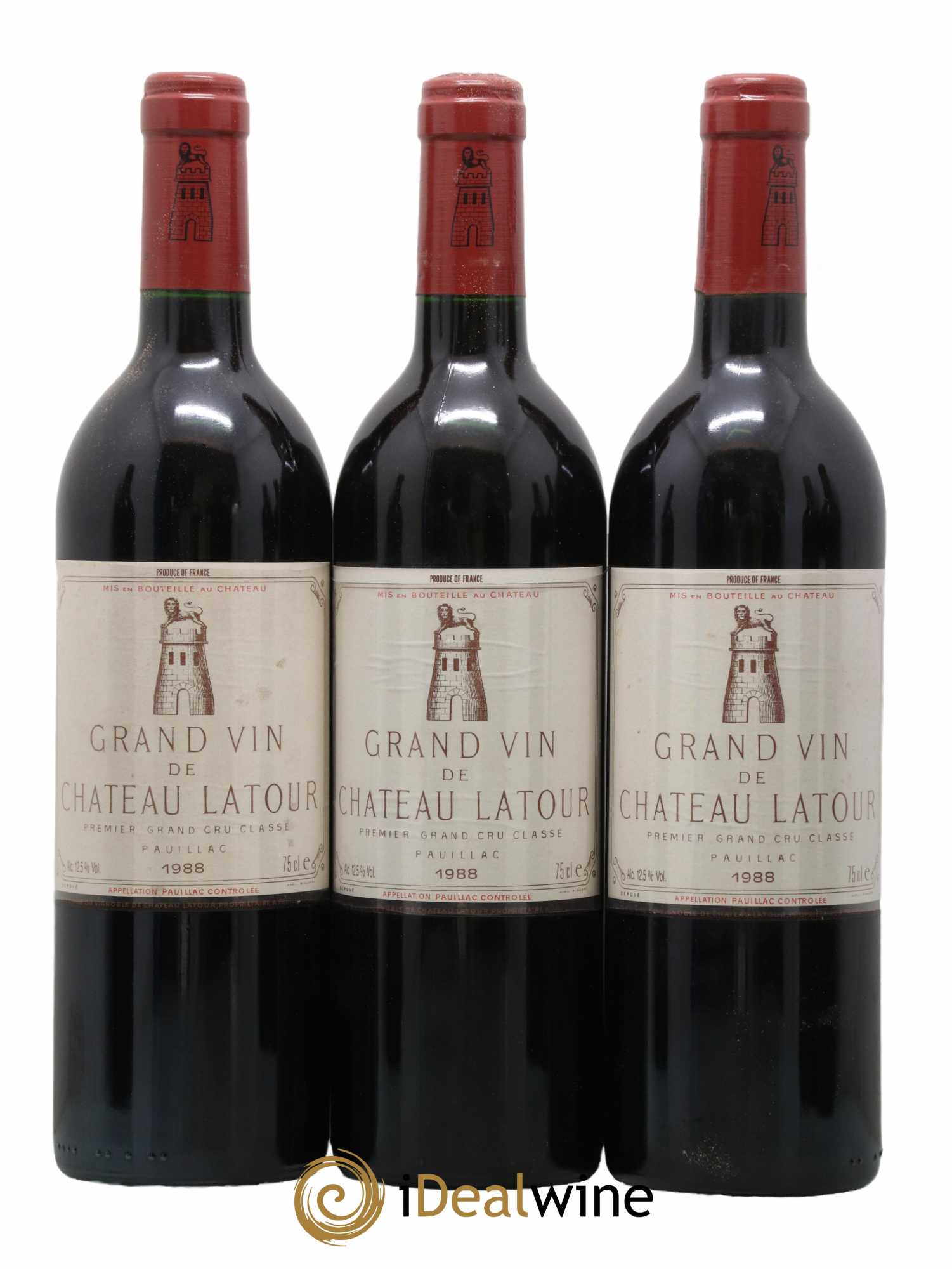 Château Latour 1er Grand Cru Classé 1988 - Lot de 12 bouteilles - 3