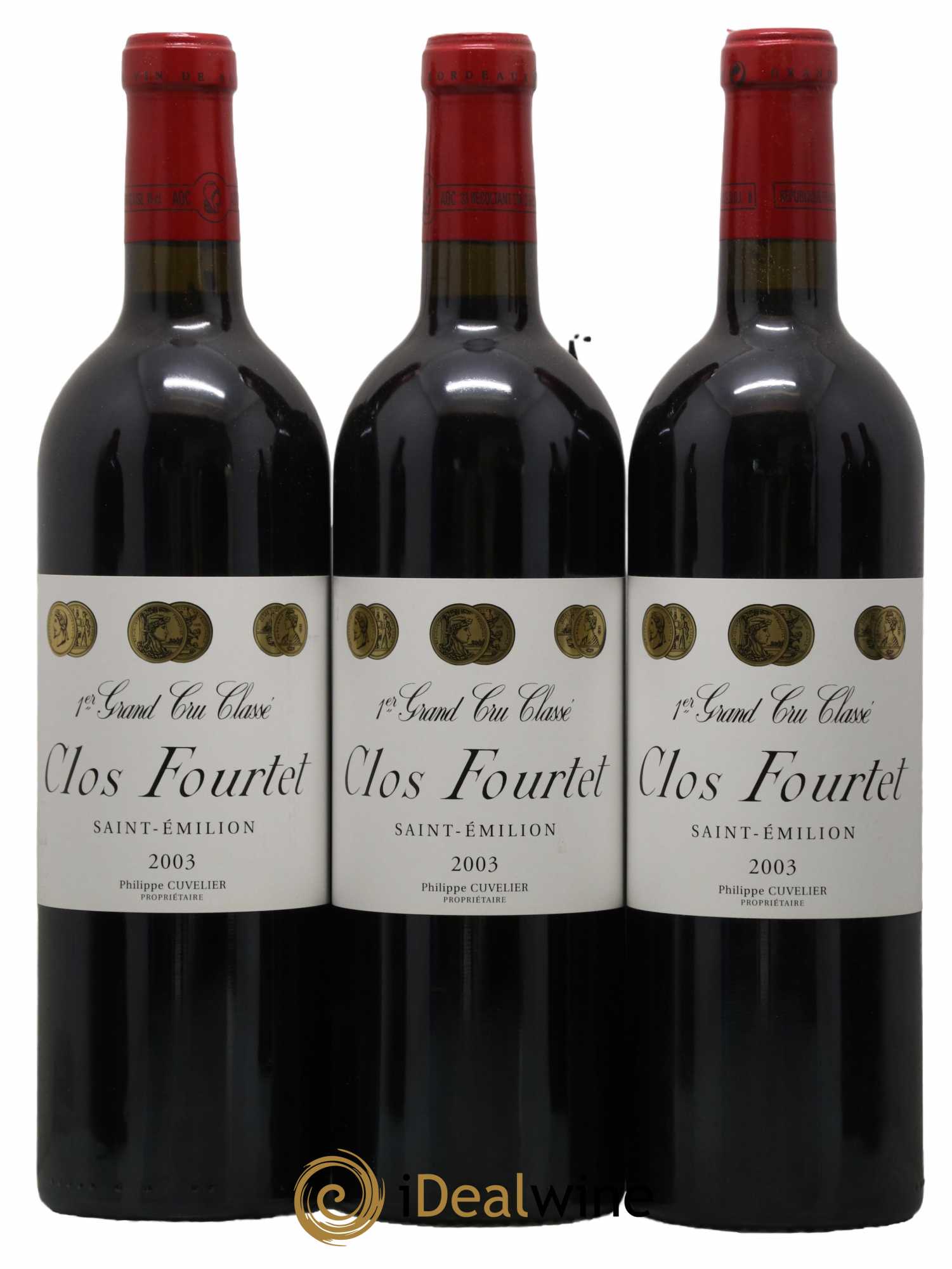 Clos Fourtet 1er Grand Cru Classé B 2003 - Lot of 12 bottles - 3