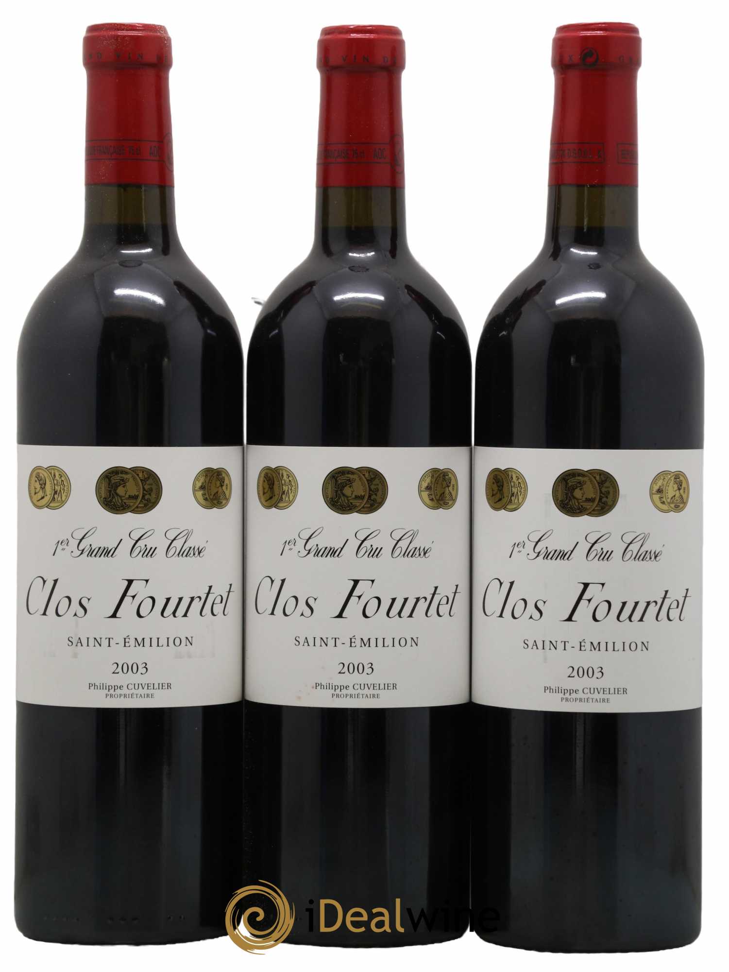 Clos Fourtet 1er Grand Cru Classé B 2003 - Lot of 12 bottles - 4
