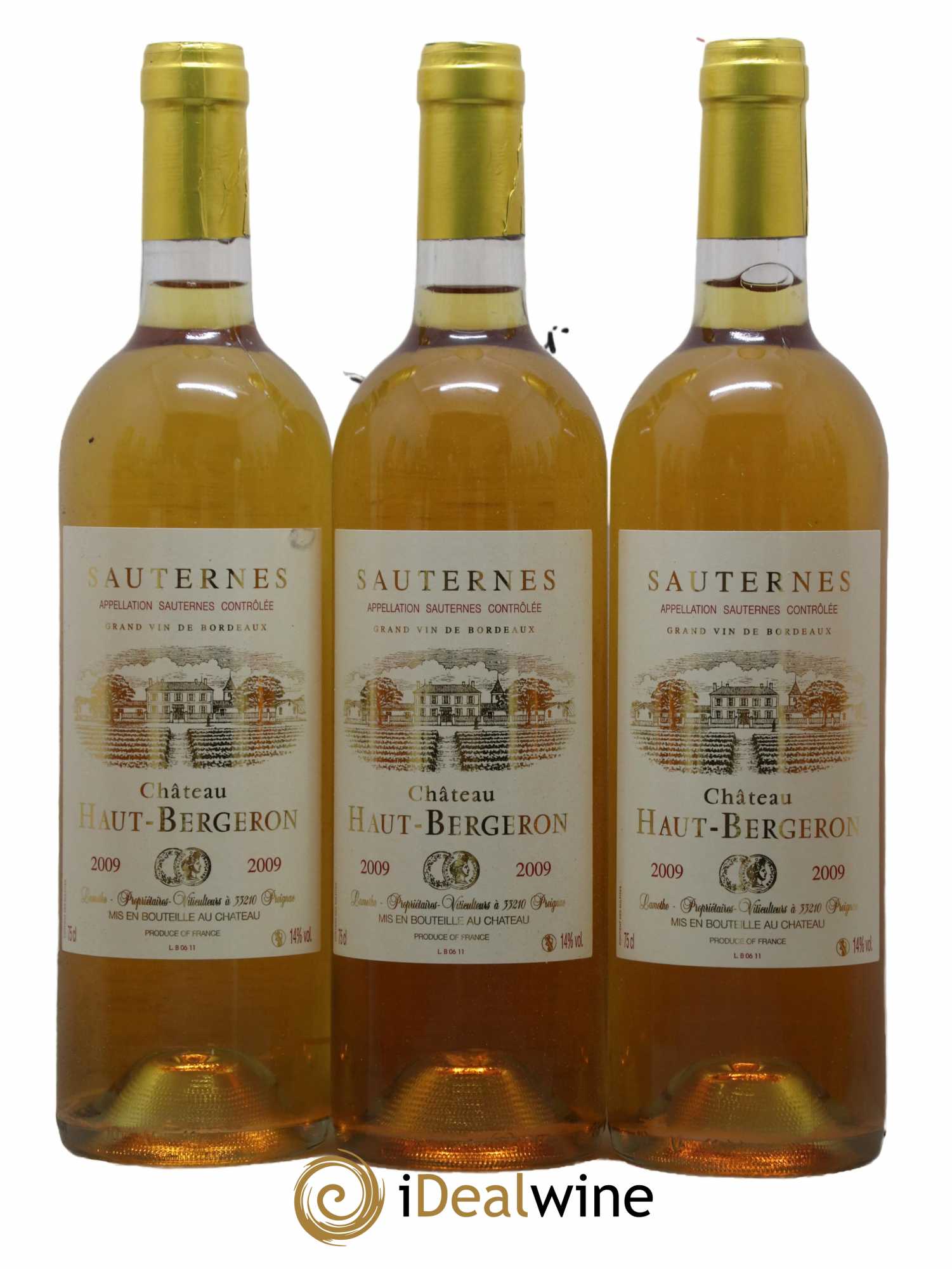 Château Haut-Bergeron 2009 - Lotto di 12 bottiglie - 1