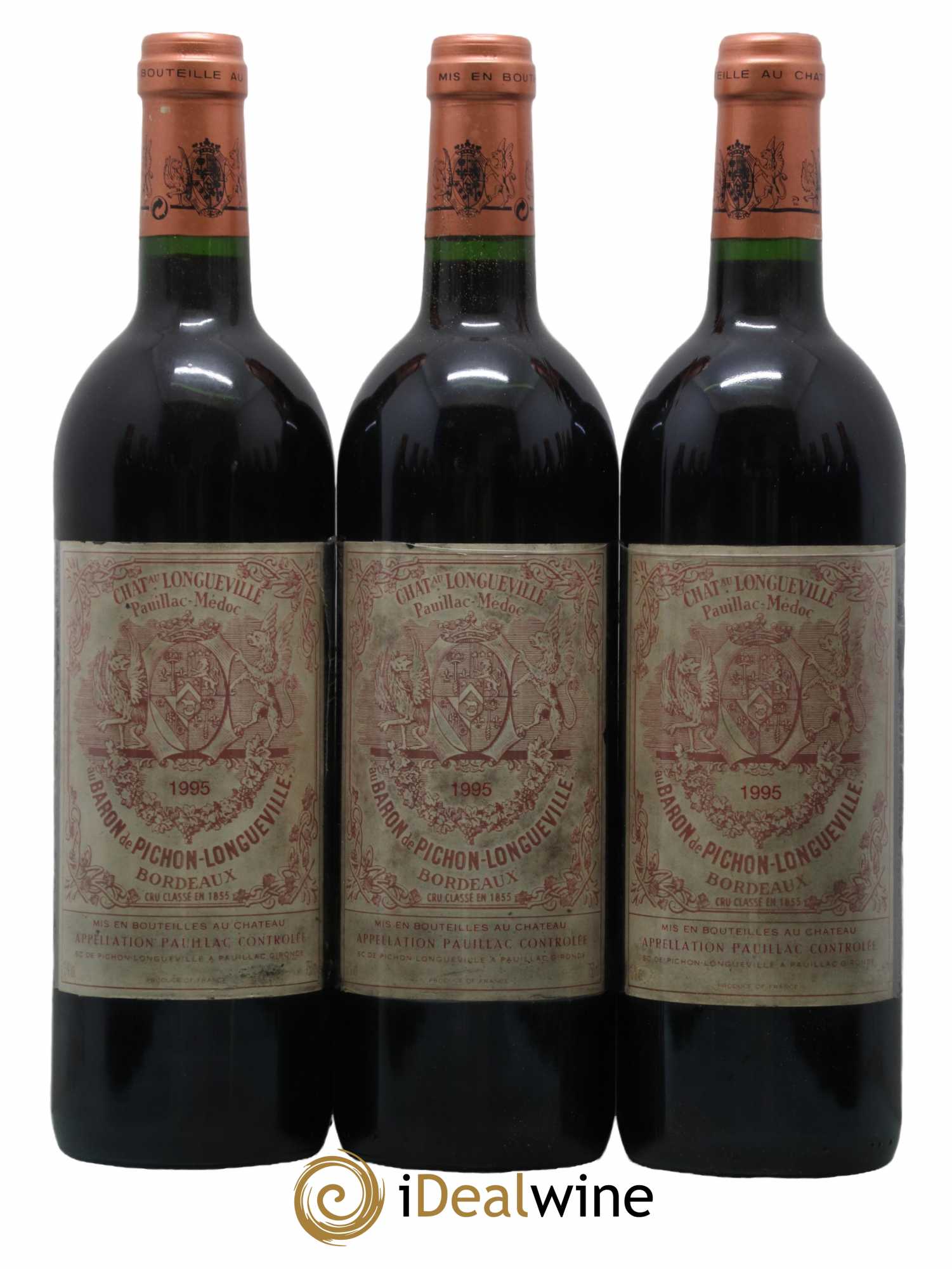 Pichon Longueville Baron 2ème Grand Cru Classé  1995 - Lot de 12 bouteilles - 1