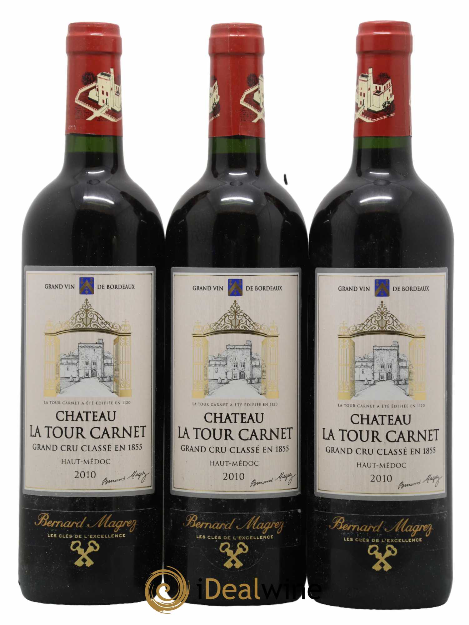 Château la Tour Carnet 4ème Grand Cru Classé 2010 - Lot de 12 bouteilles - 4