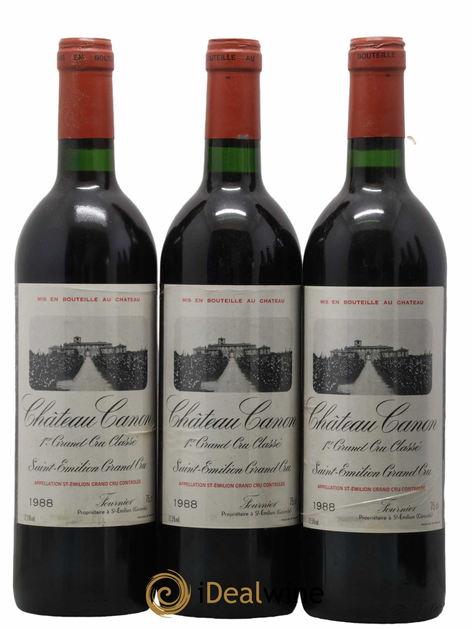 Château Canon 1er Grand Cru Classé B 1988 - Lot de 12 bouteilles - 3
