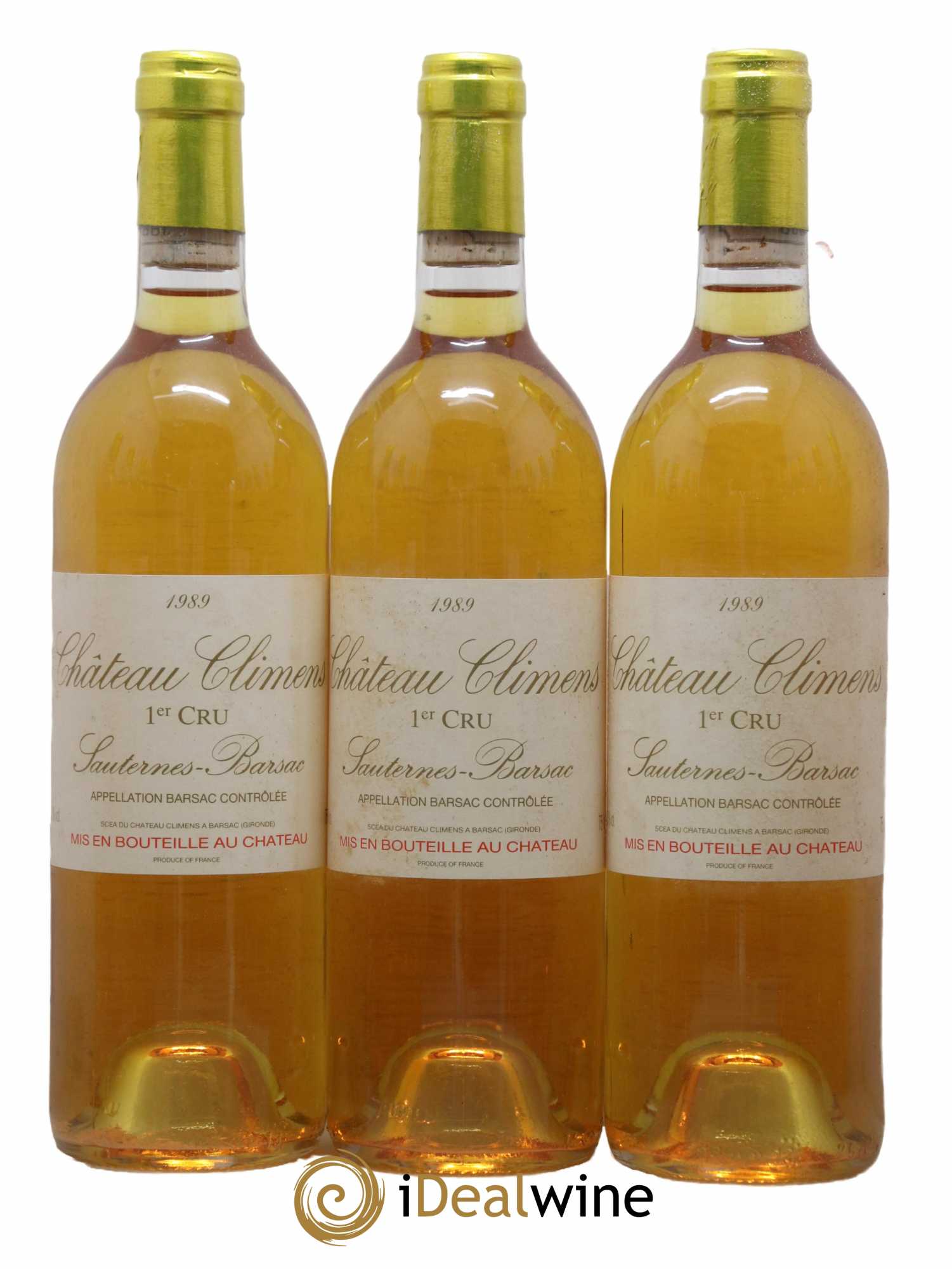 Château Climens 1er Grand Cru Classé 1989 - Lotto di 12 bottiglie - 1