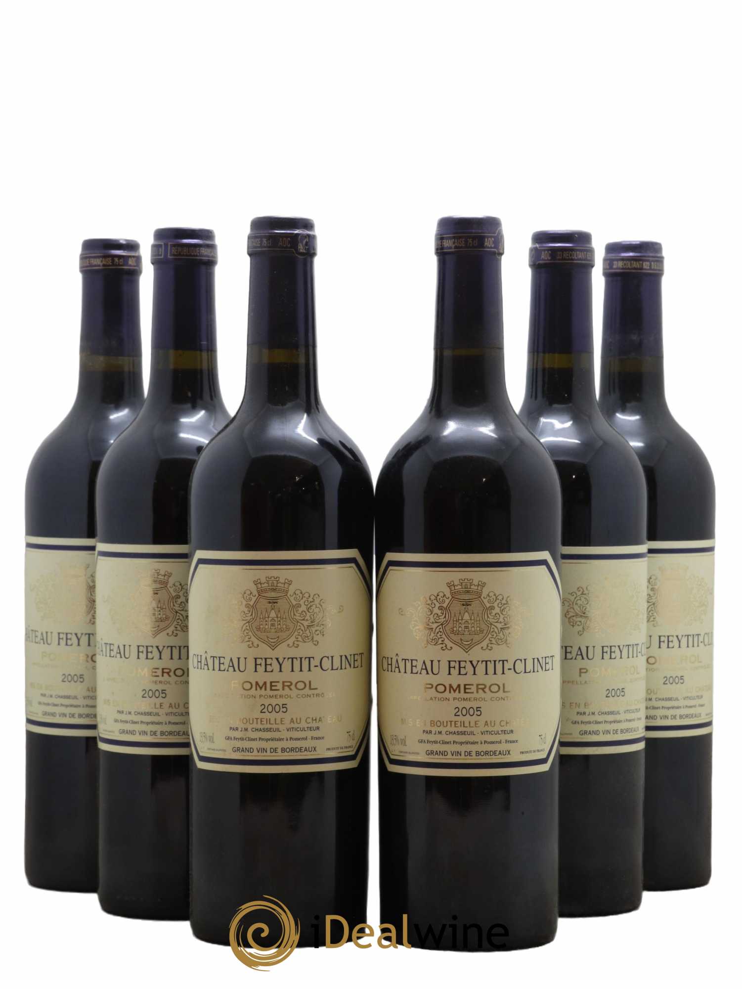 Château Feytit-Clinet 2005 - Lot de 6 bouteilles - 0