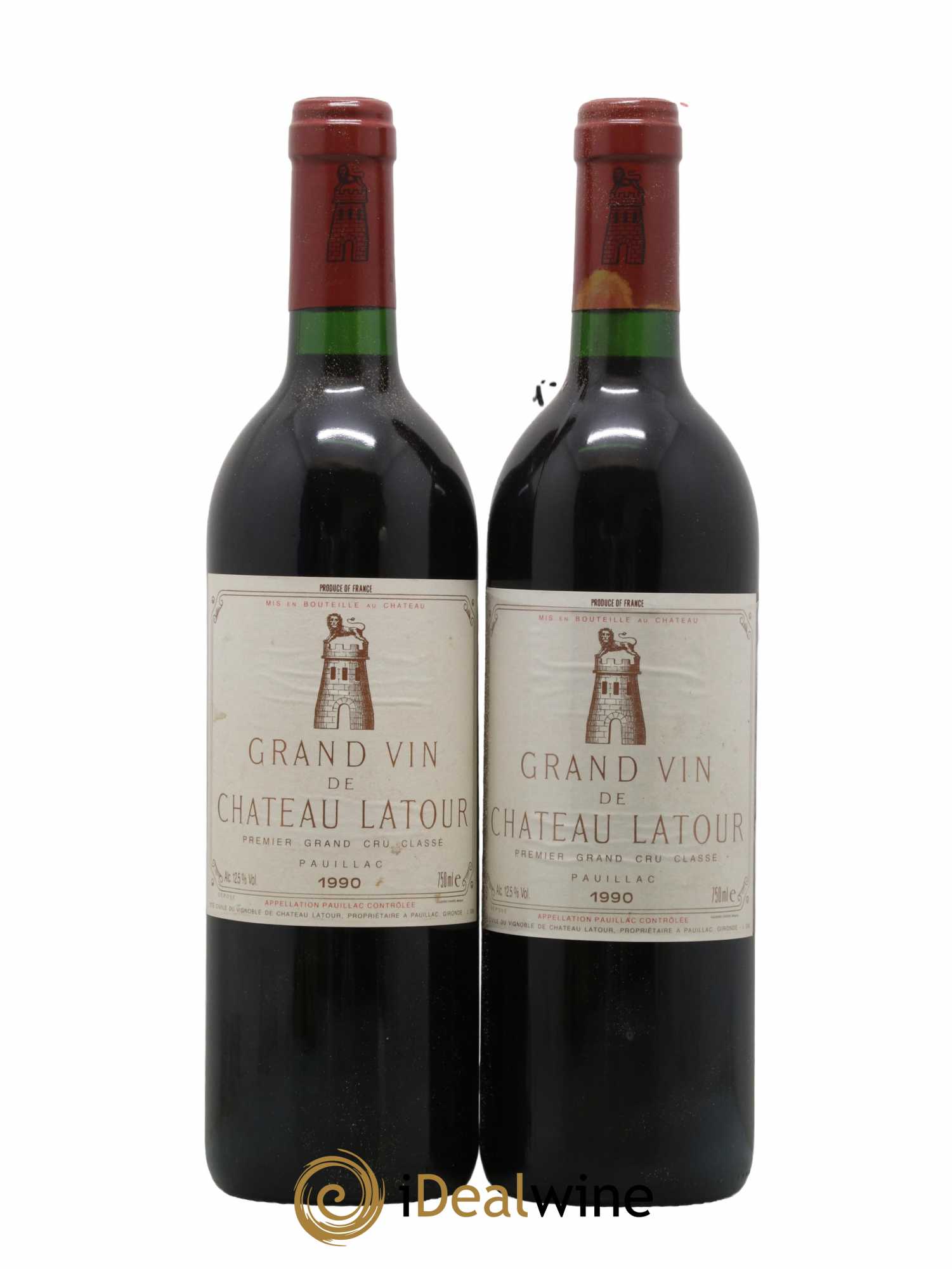 Château Latour 1er Grand Cru Classé 1990 - Lot de 2 bouteilles - 0