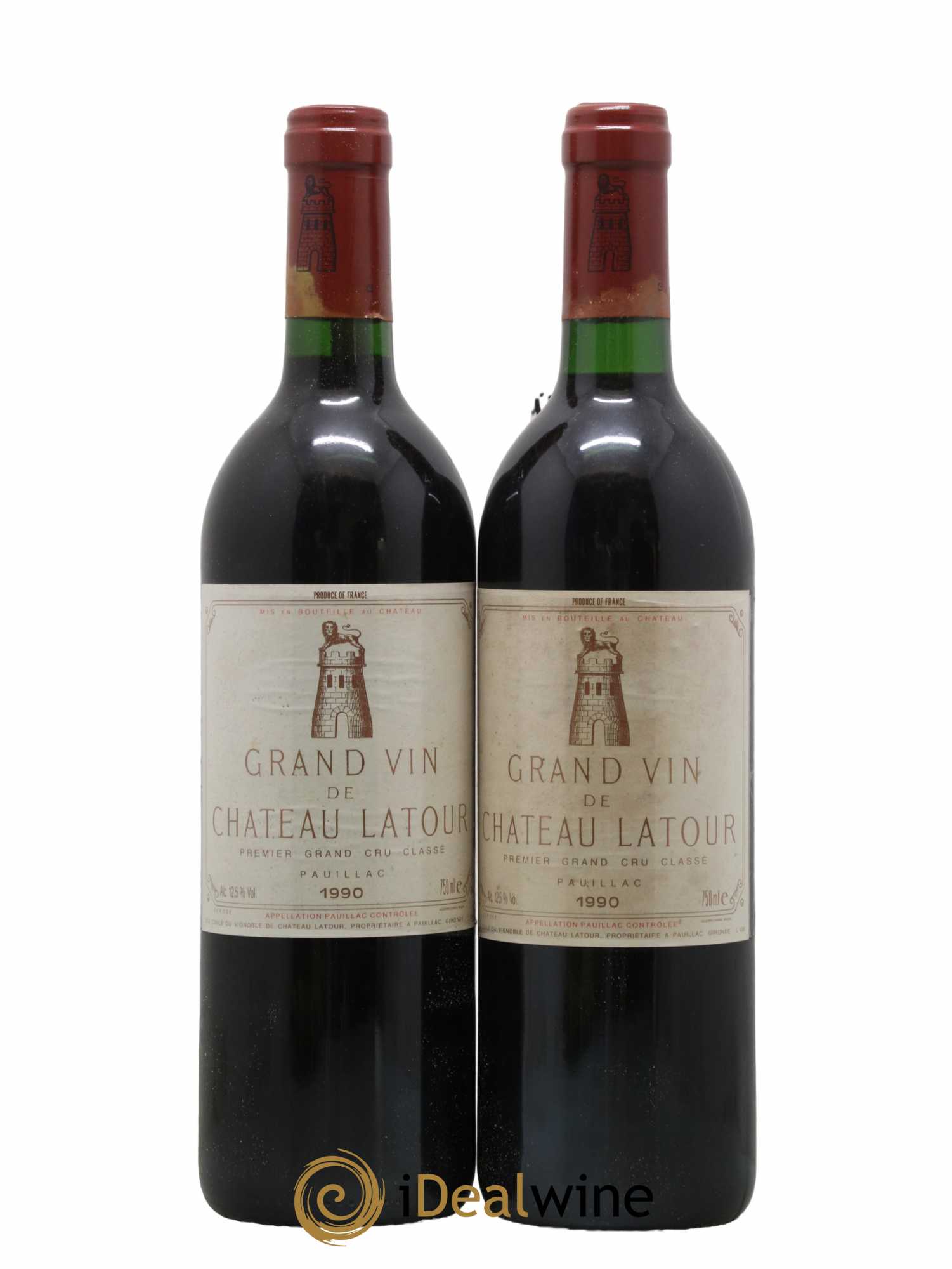 Château Latour 1er Grand Cru Classé 1990 - Lot de 2 bouteilles - 0