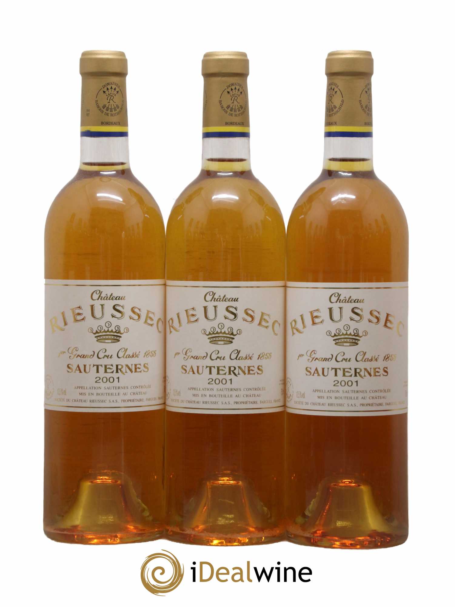 Château Rieussec 1er Grand Cru Classé 2001 - Lotto di 12 bottiglie - 1