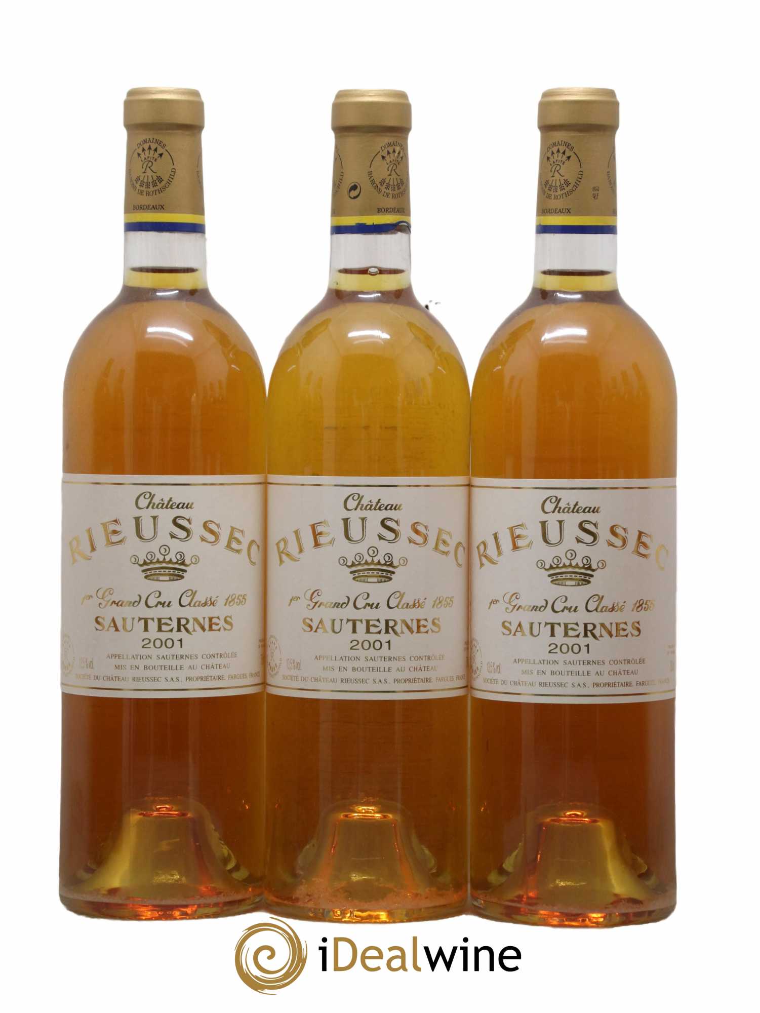 Château Rieussec 1er Grand Cru Classé 2001 - Lotto di 12 bottiglie - 2