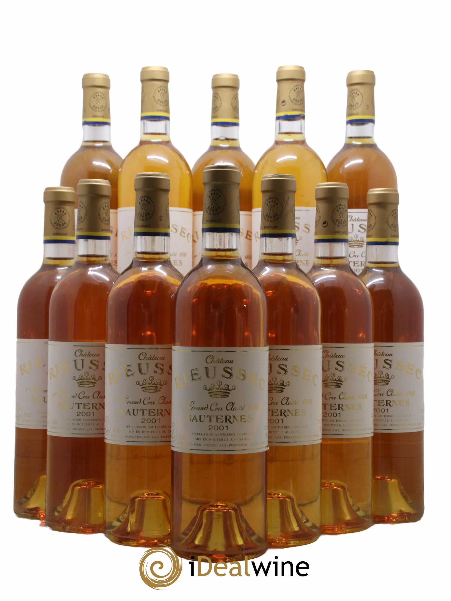 Château Rieussec 1er Grand Cru Classé 2001 - Lotto di 12 bottiglie - 0