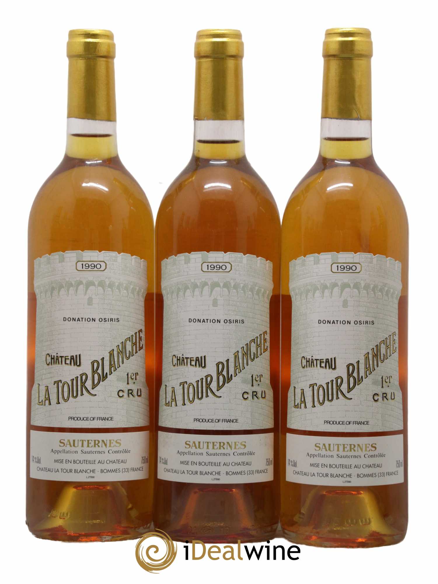 Château la Tour Blanche 1er Grand Cru Classé 1990 - Lotto di 12 bottiglie - 2