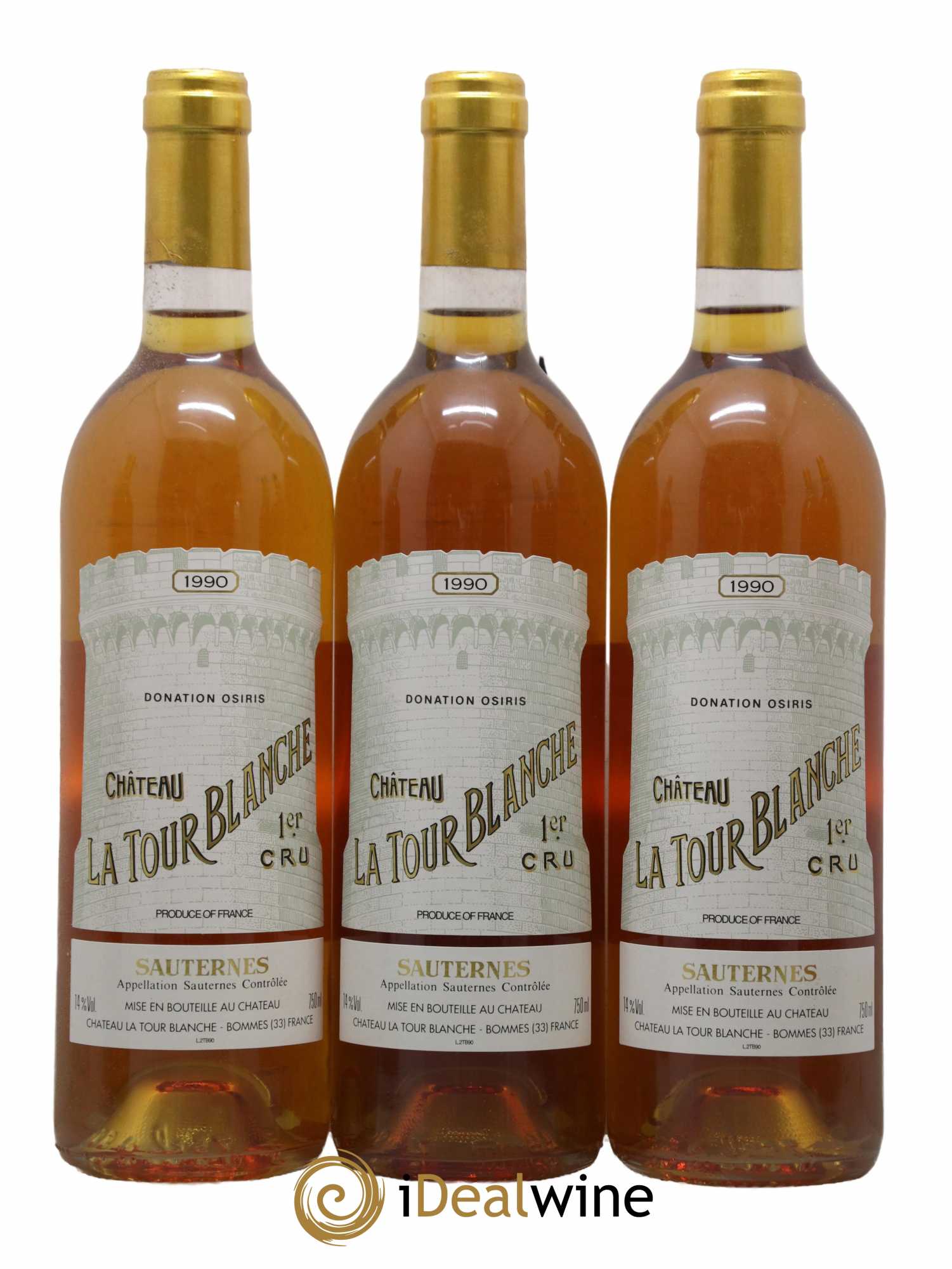 Château la Tour Blanche 1er Grand Cru Classé 1990 - Lotto di 12 bottiglie - 3