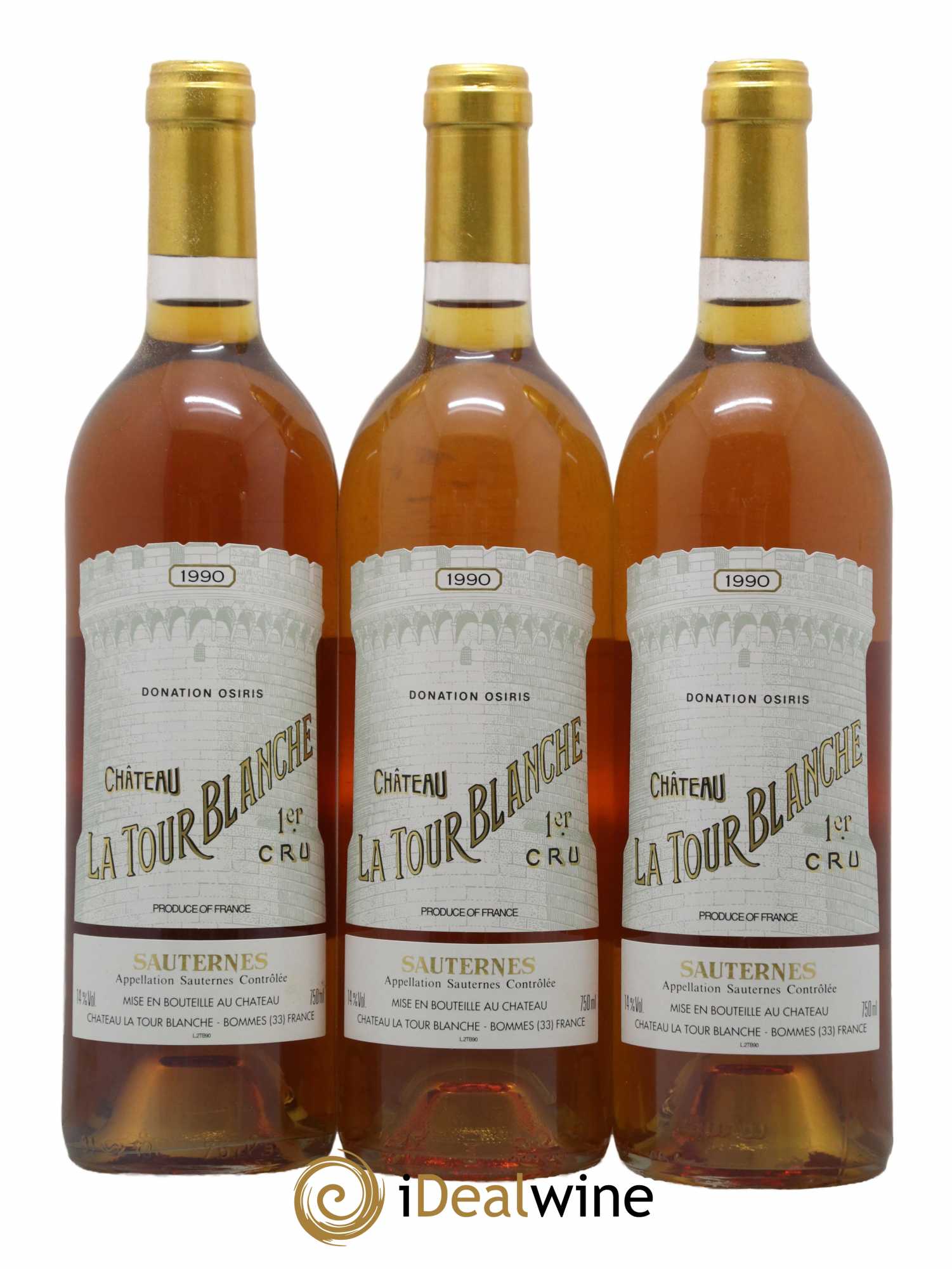 Château la Tour Blanche 1er Grand Cru Classé 1990 - Lotto di 12 bottiglie - 4