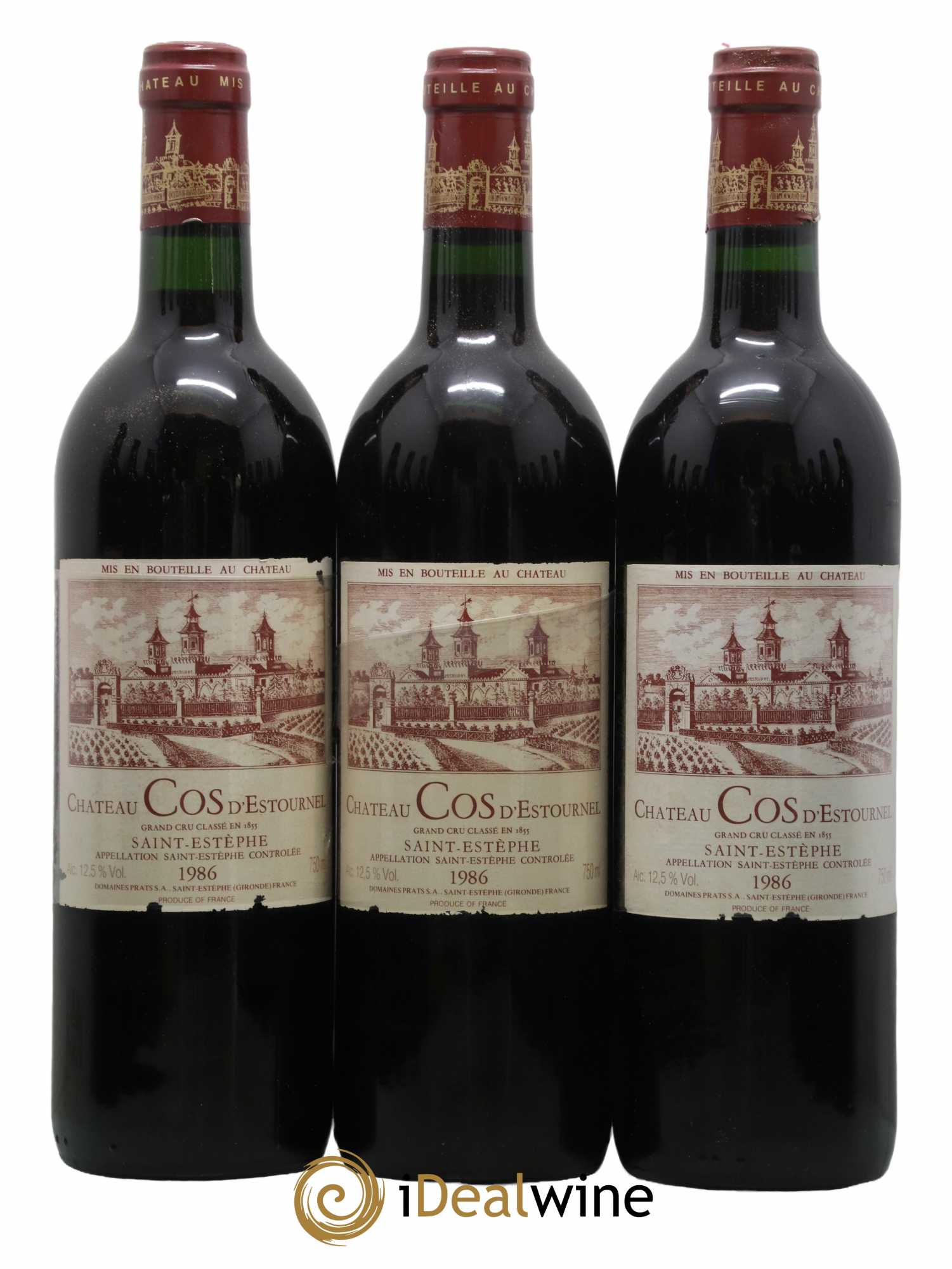 Cos d'Estournel 2ème Grand Cru Classé 1986 - Lot de 12 bouteilles - 1