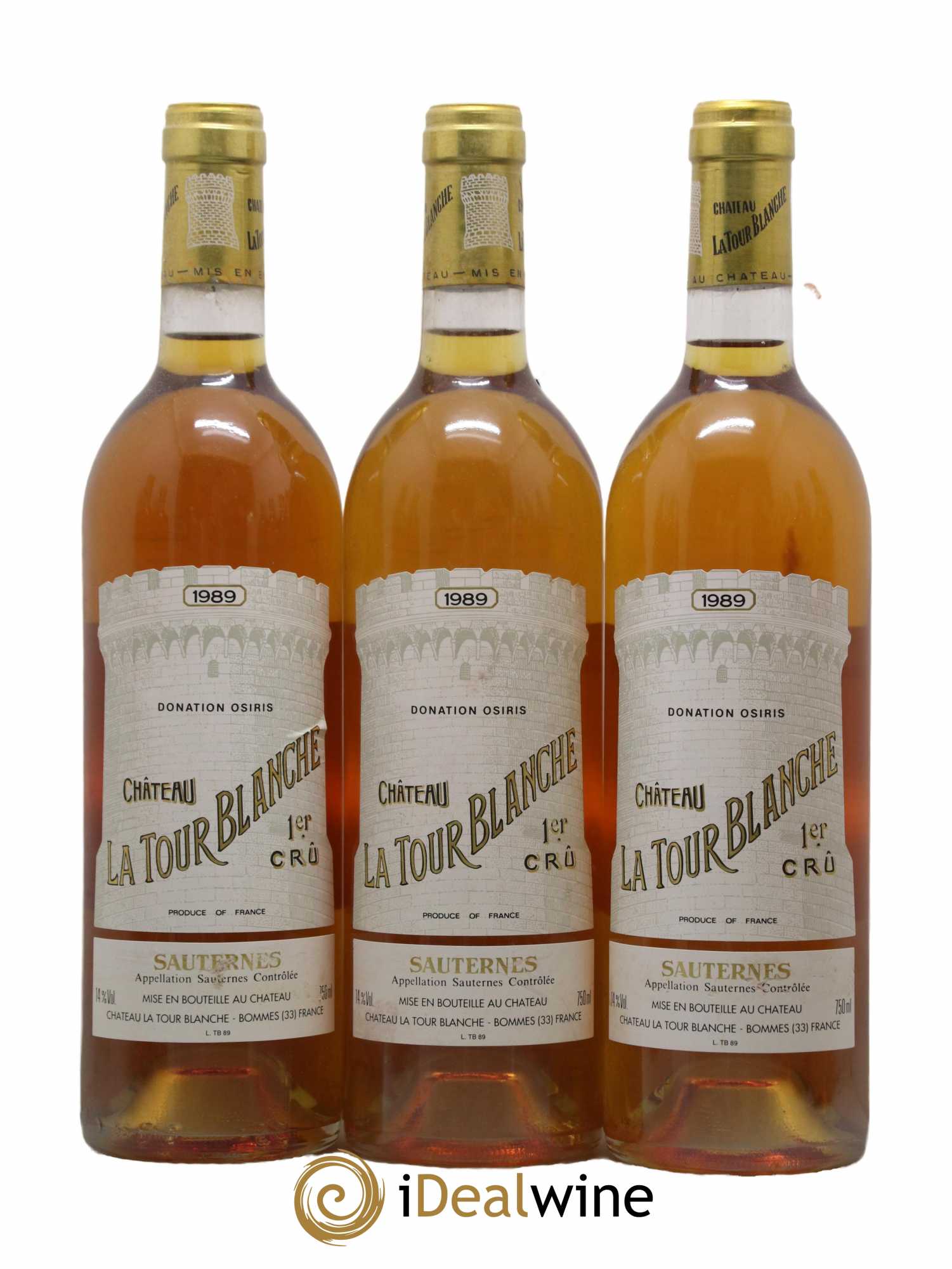 Château la Tour Blanche 1er Grand Cru Classé 1989 - Lotto di 12 bottiglie - 2