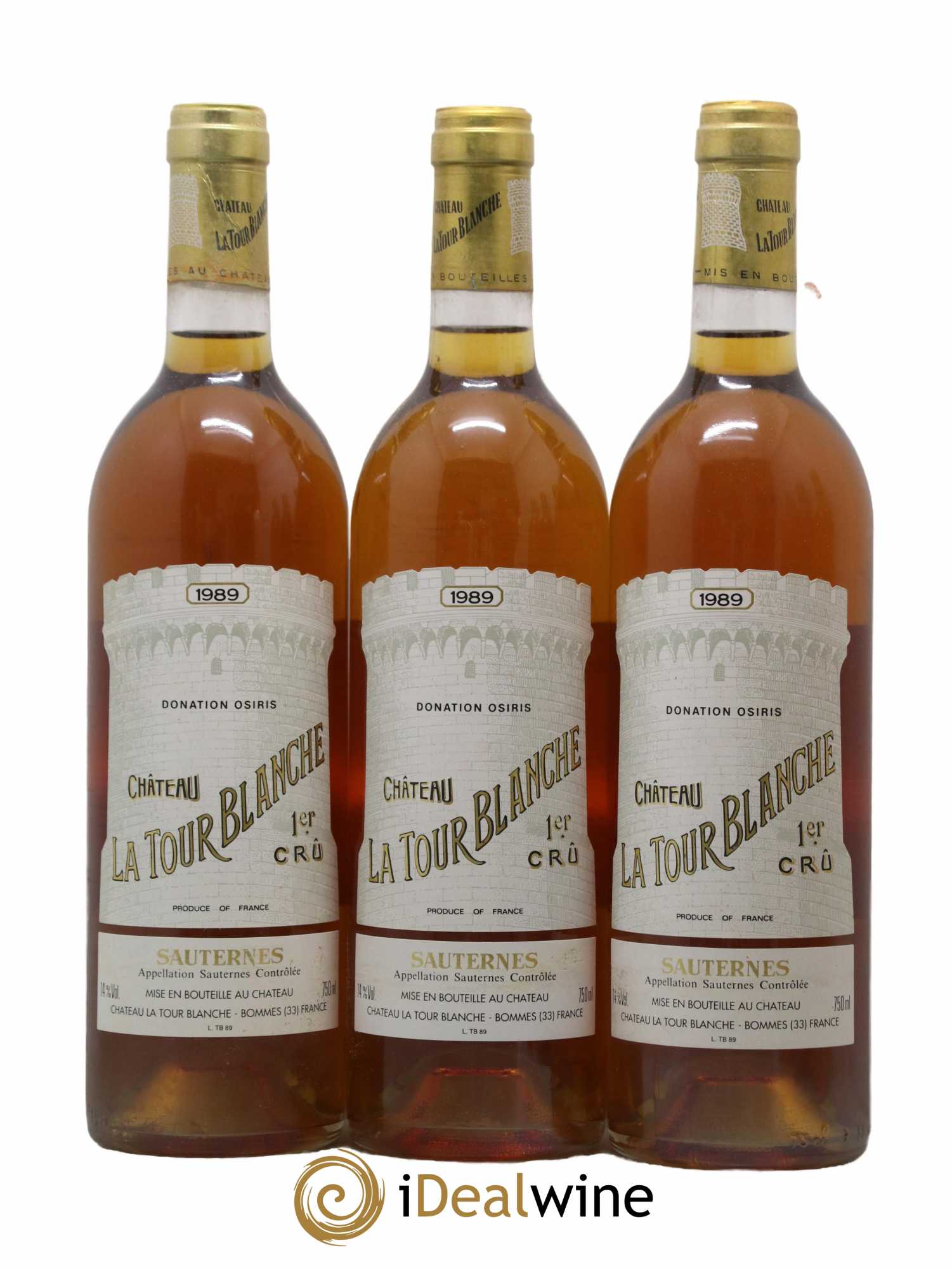 Château la Tour Blanche 1er Grand Cru Classé 1989 - Lotto di 12 bottiglie - 3