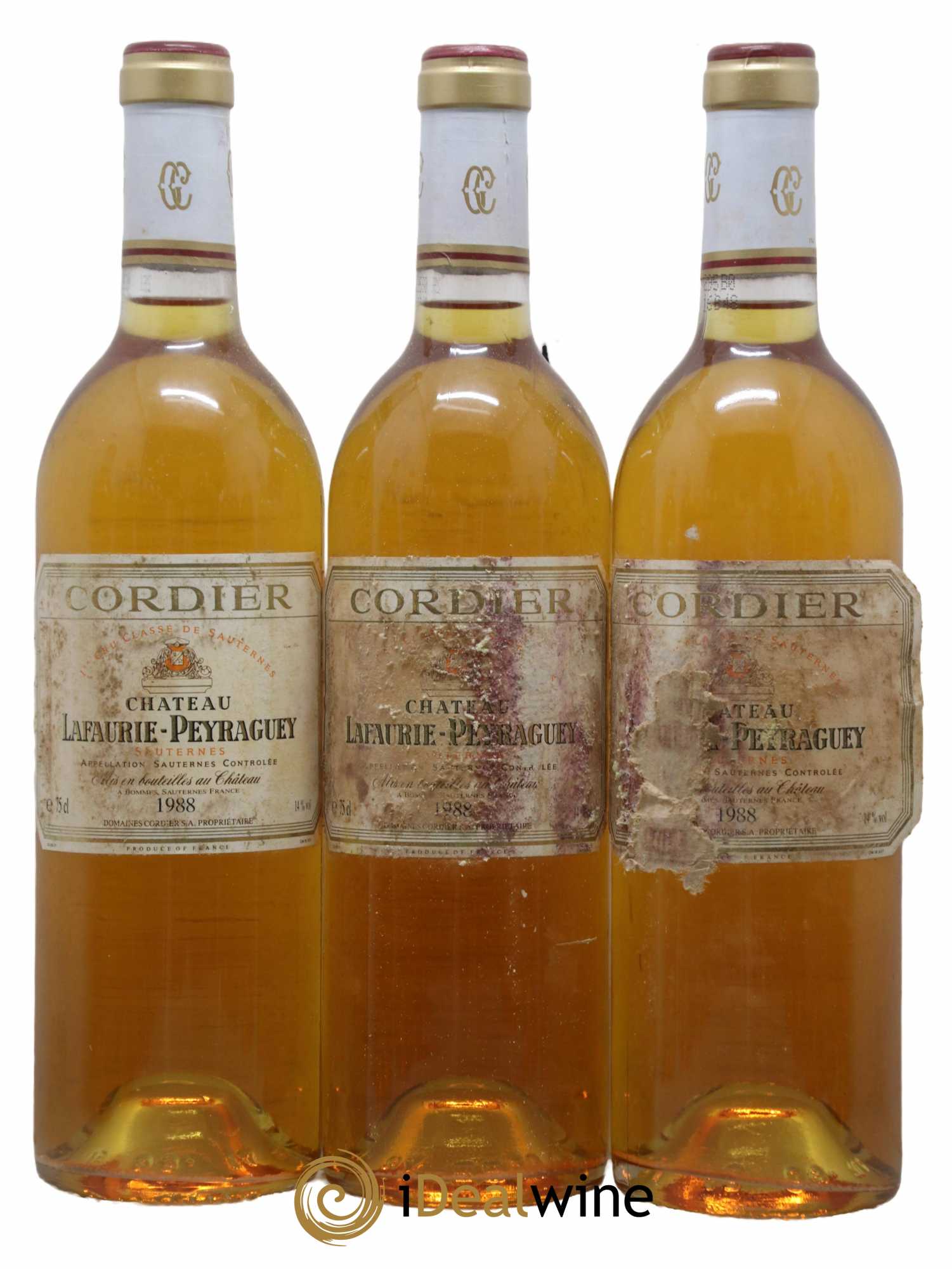 Château Lafaurie-Peyraguey 1er Grand Cru Classé 1988 - Lot de 12 bouteilles - 1